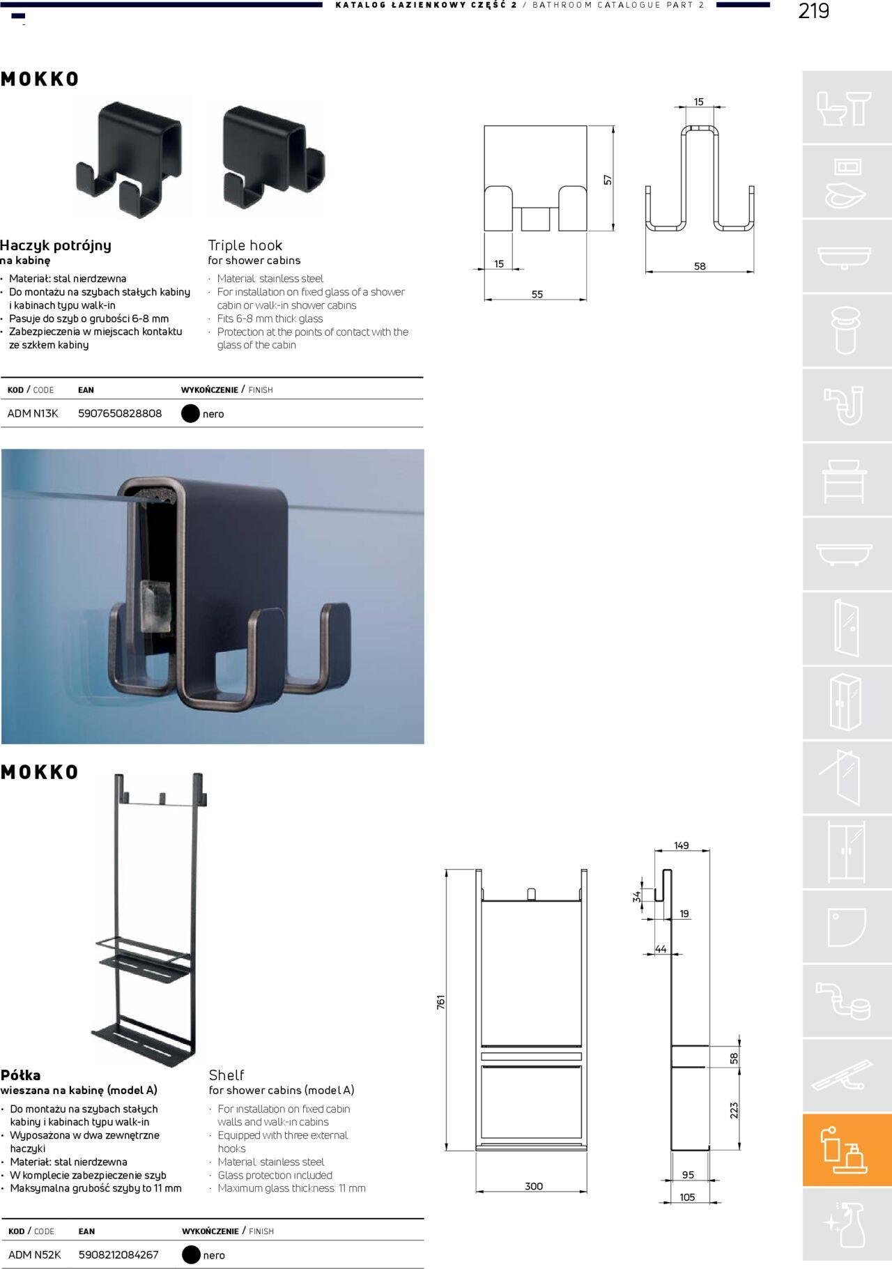 deante - Deante Gazetka - Katalog łazienkowy 01.01.2024 - 31.12.2024 - page: 219