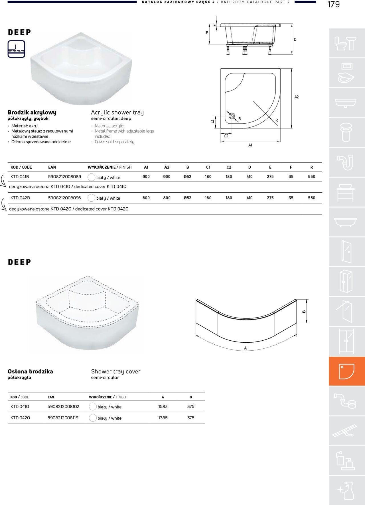 deante - Deante Gazetka - Katalog łazienkowy 01.01.2024 - 31.12.2024 - page: 179