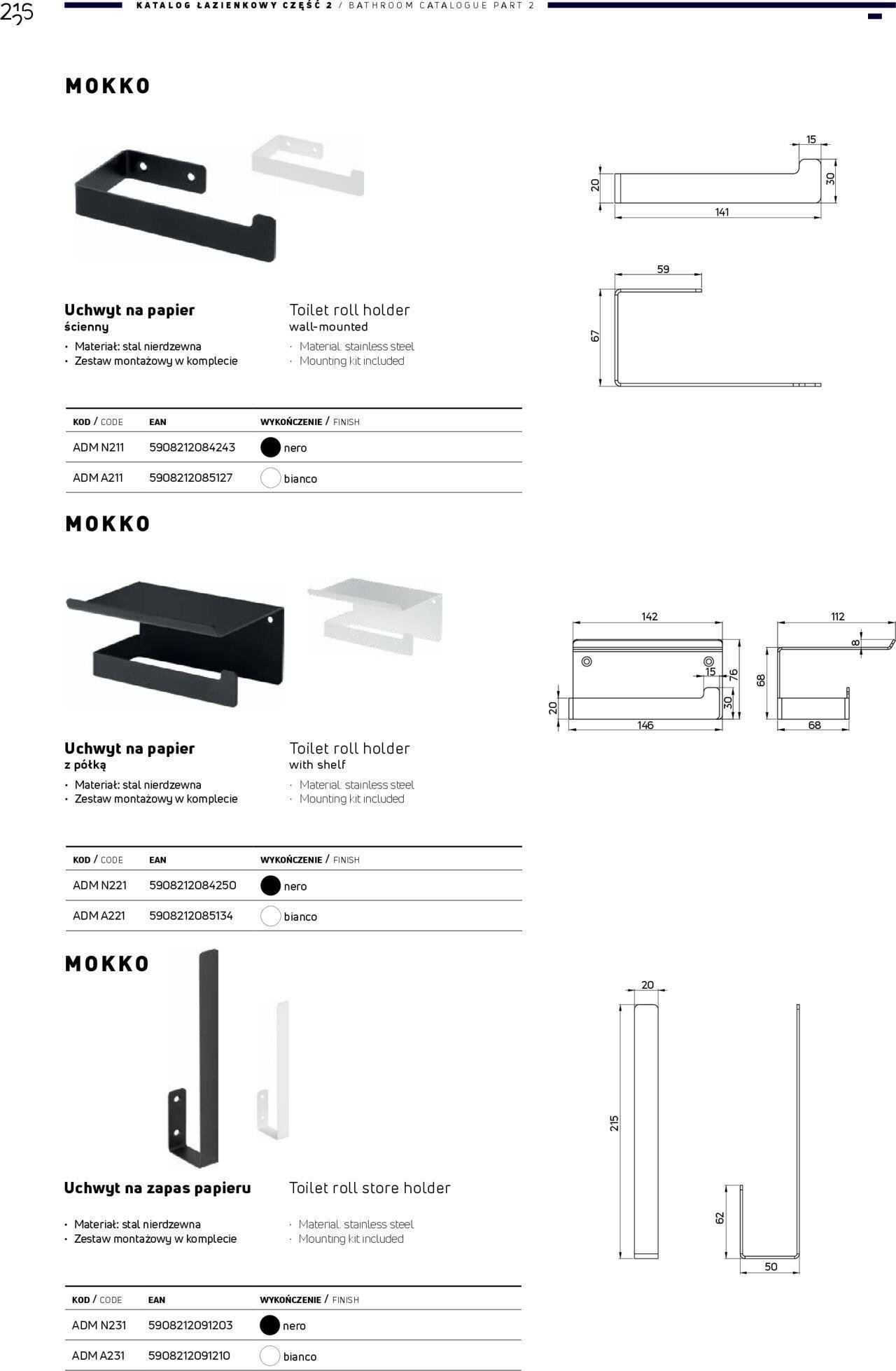 deante - Deante Gazetka - Katalog łazienkowy 01.01.2024 - 31.12.2024 - page: 216