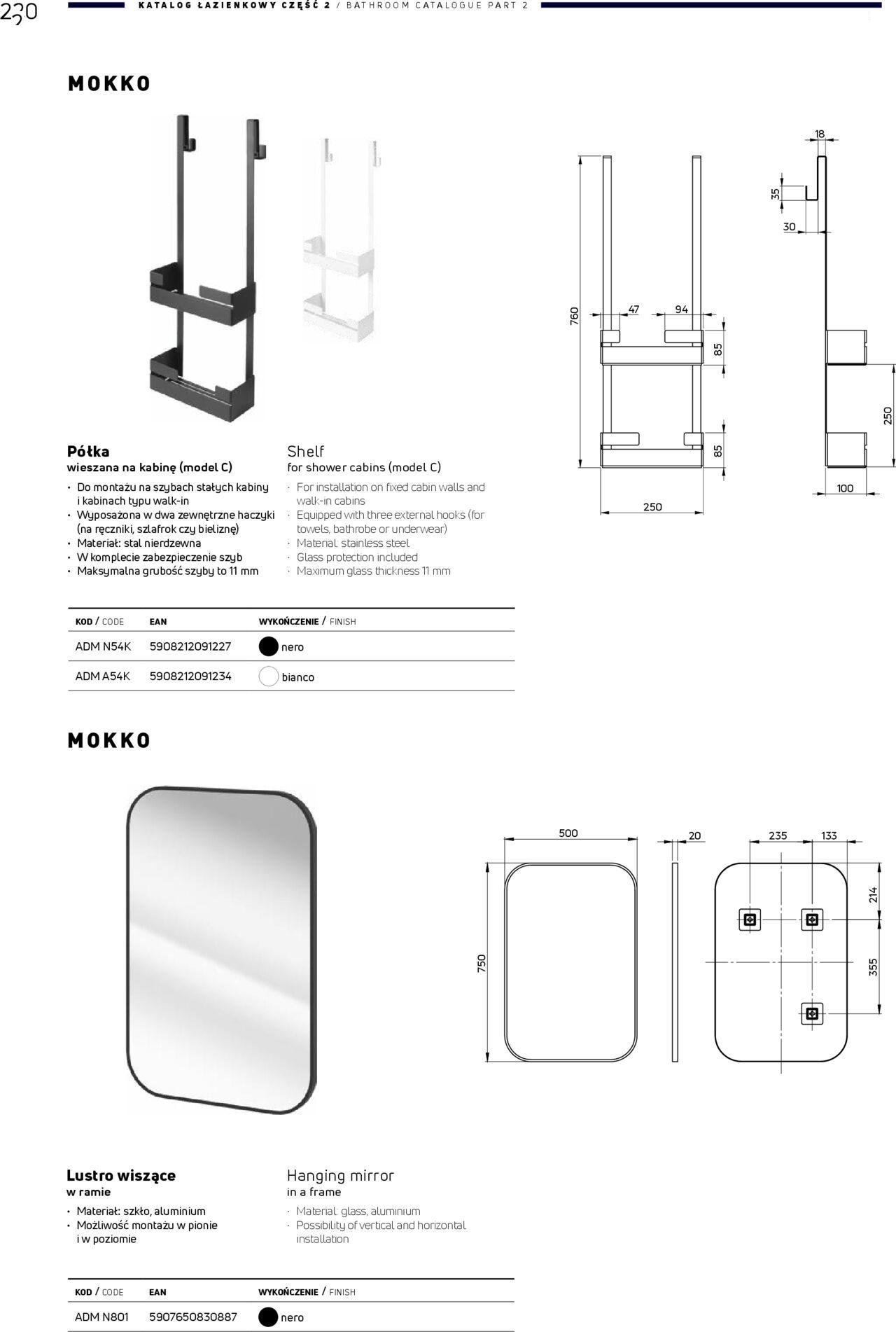 deante - Deante Gazetka - Katalog łazienkowy 01.01.2024 - 31.12.2024 - page: 220