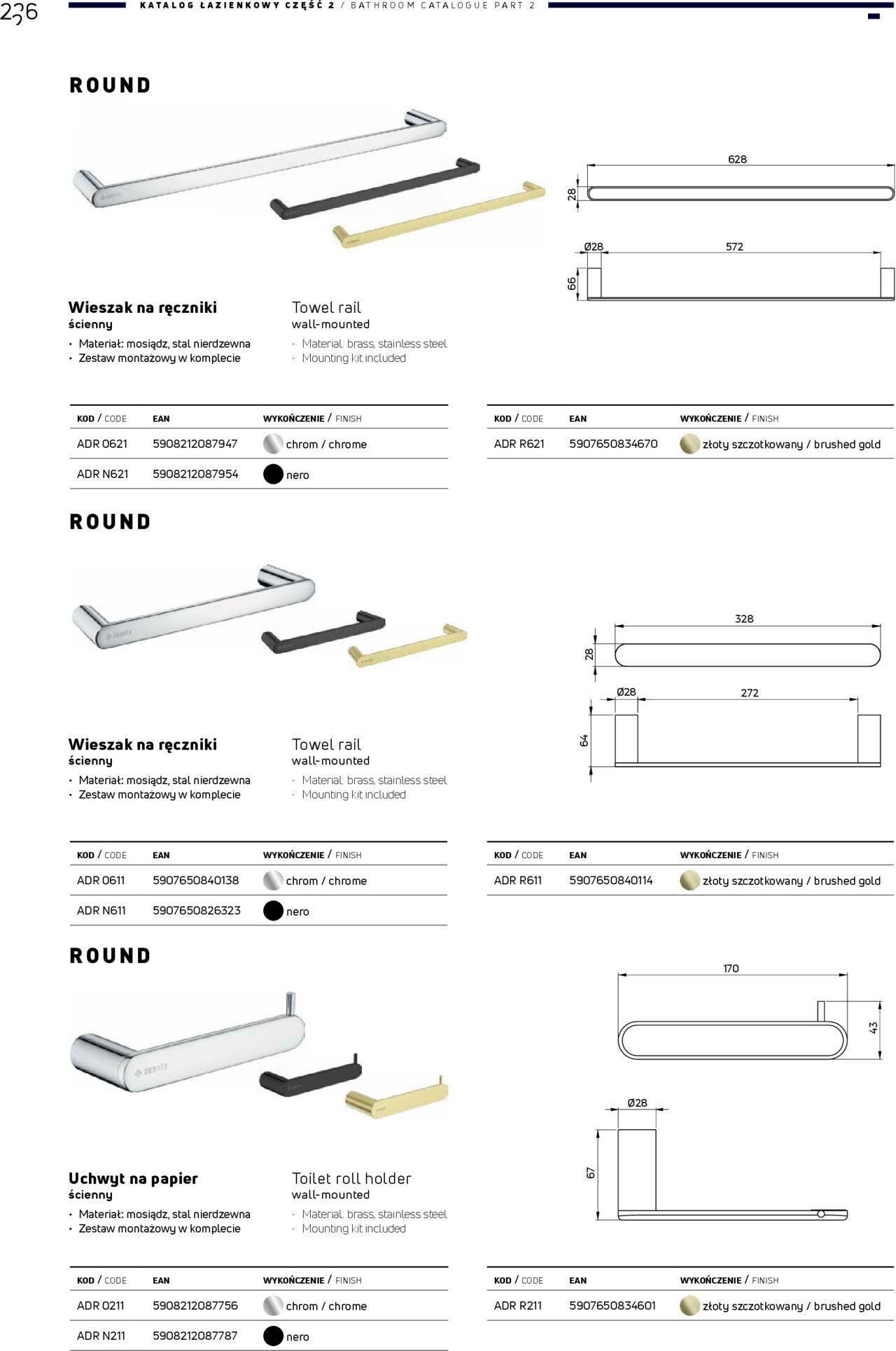 deante - Deante Gazetka - Katalog łazienkowy 01.01.2024 - 31.12.2024 - page: 226