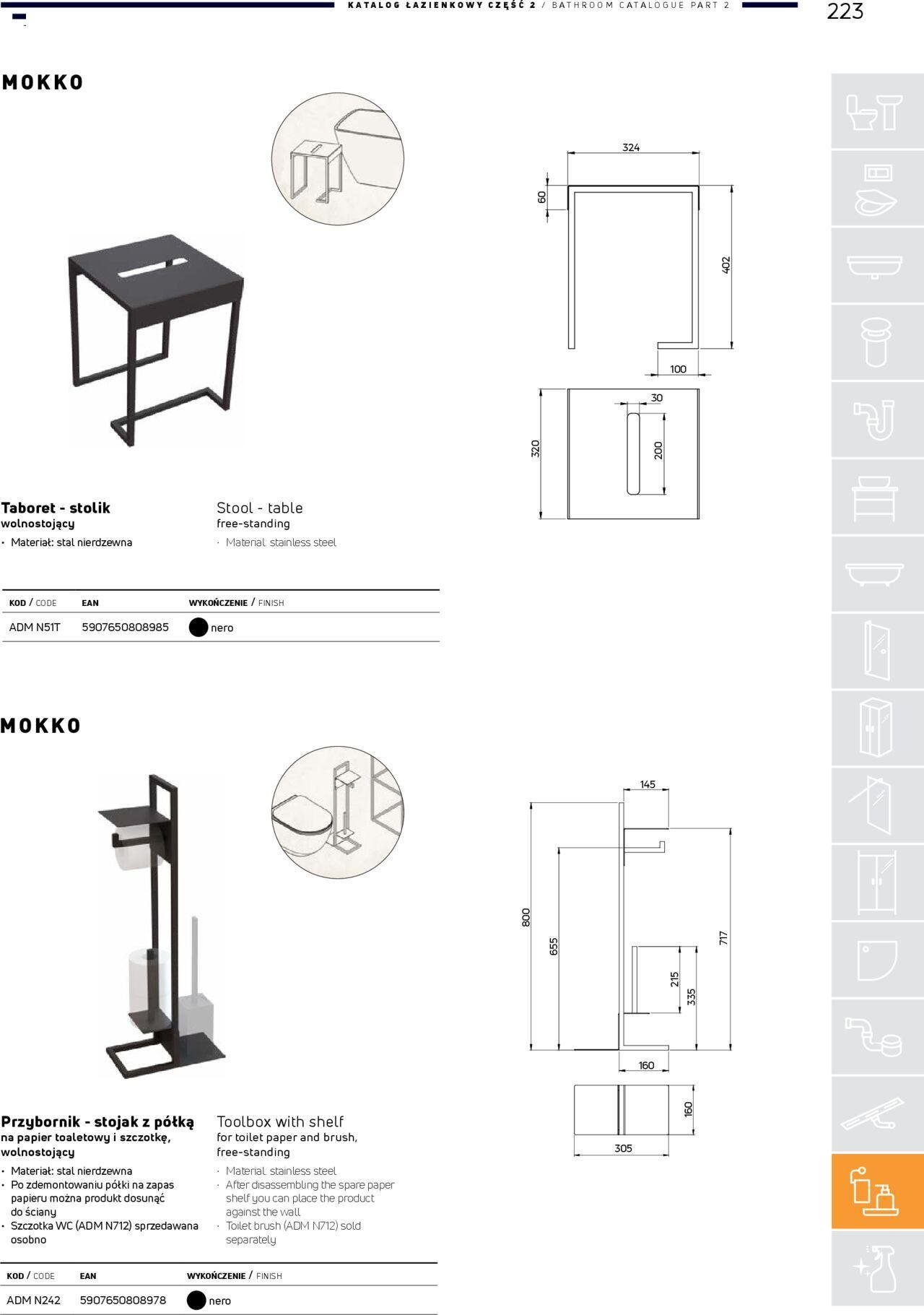 deante - Deante Gazetka - Katalog łazienkowy 01.01.2024 - 31.12.2024 - page: 223