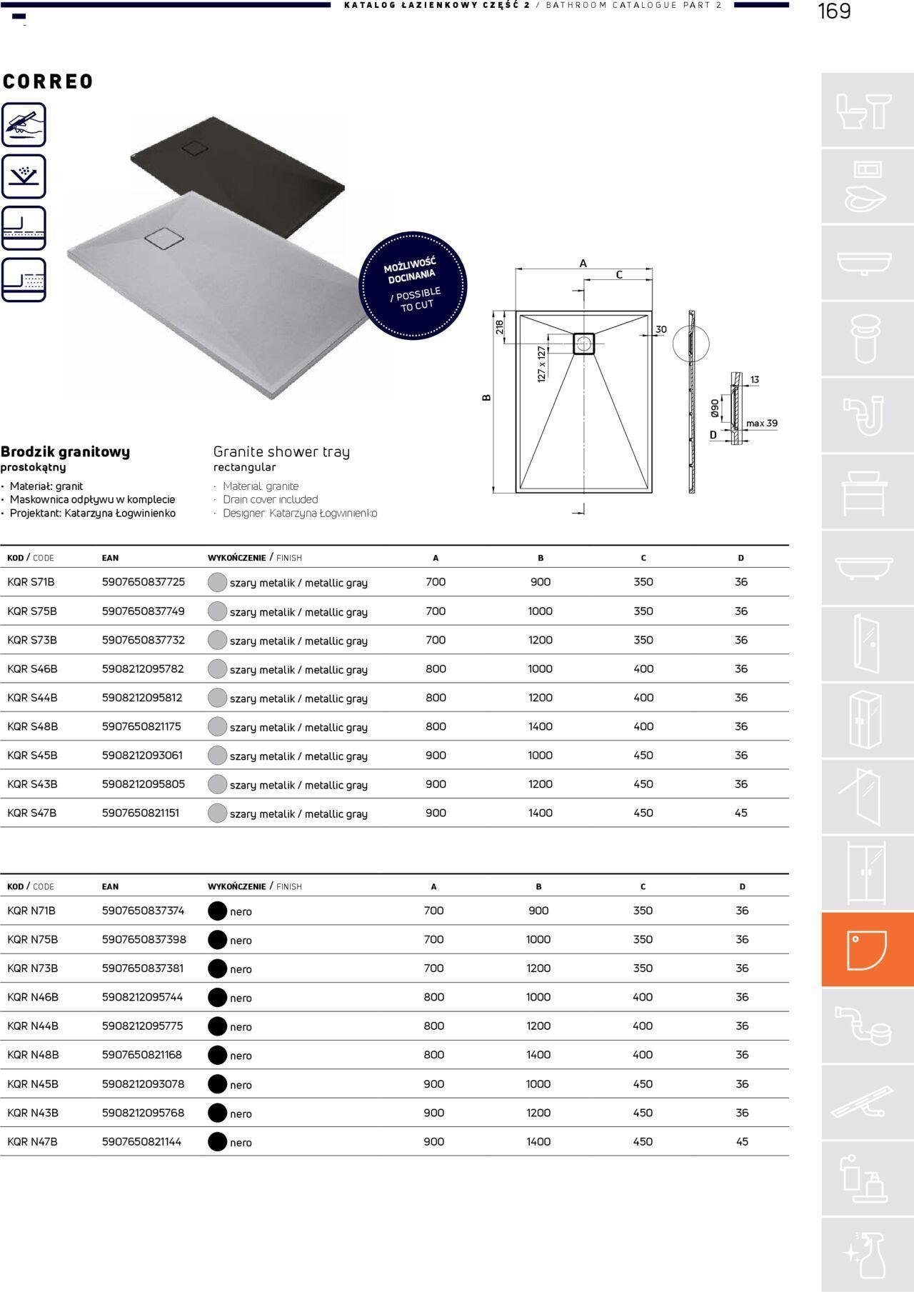 deante - Deante Gazetka - Katalog łazienkowy 01.01.2024 - 31.12.2024 - page: 169