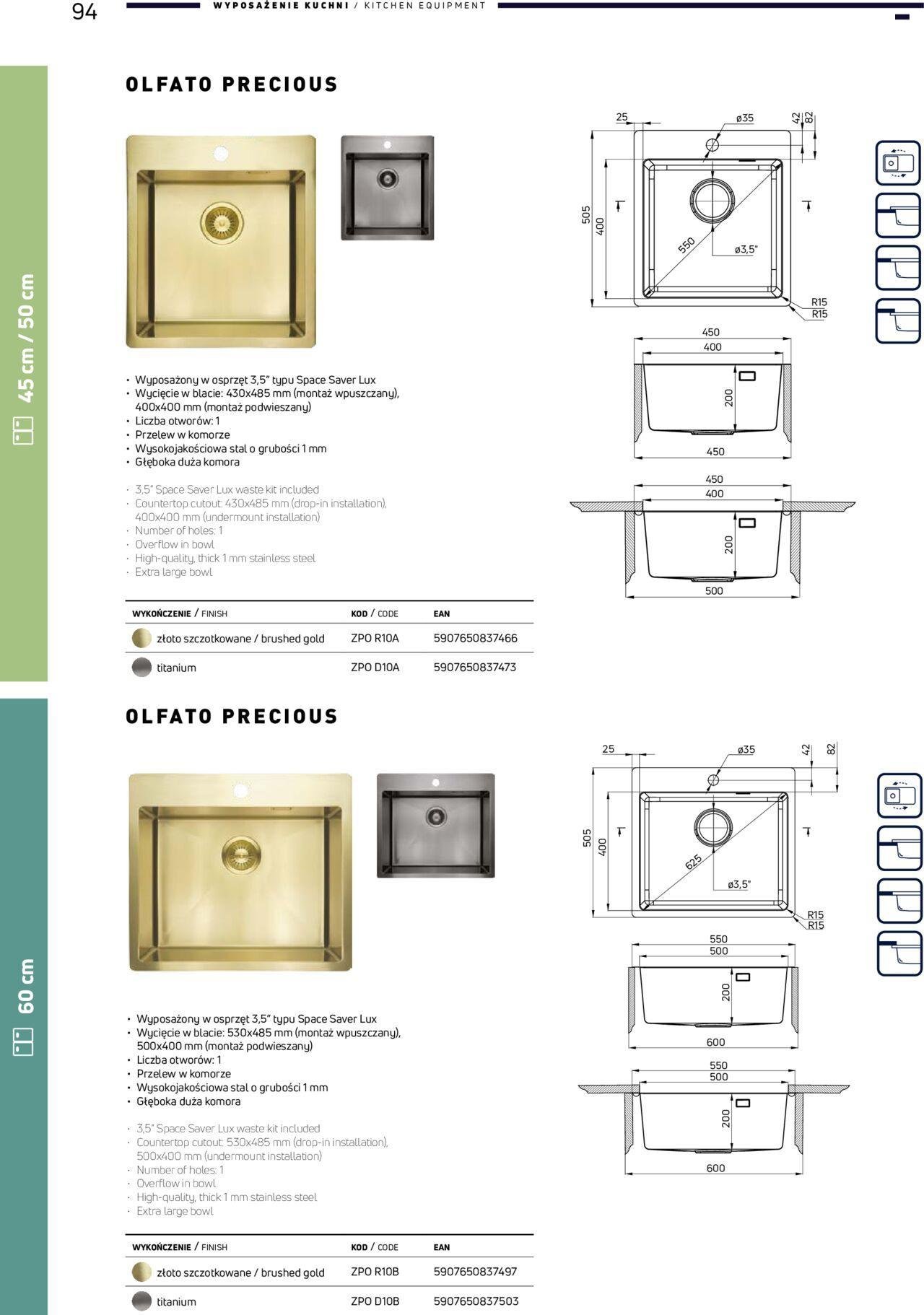 deante - Deante Gazetka - Katalog kuchenny od piątku 01.03.2024 - page: 94