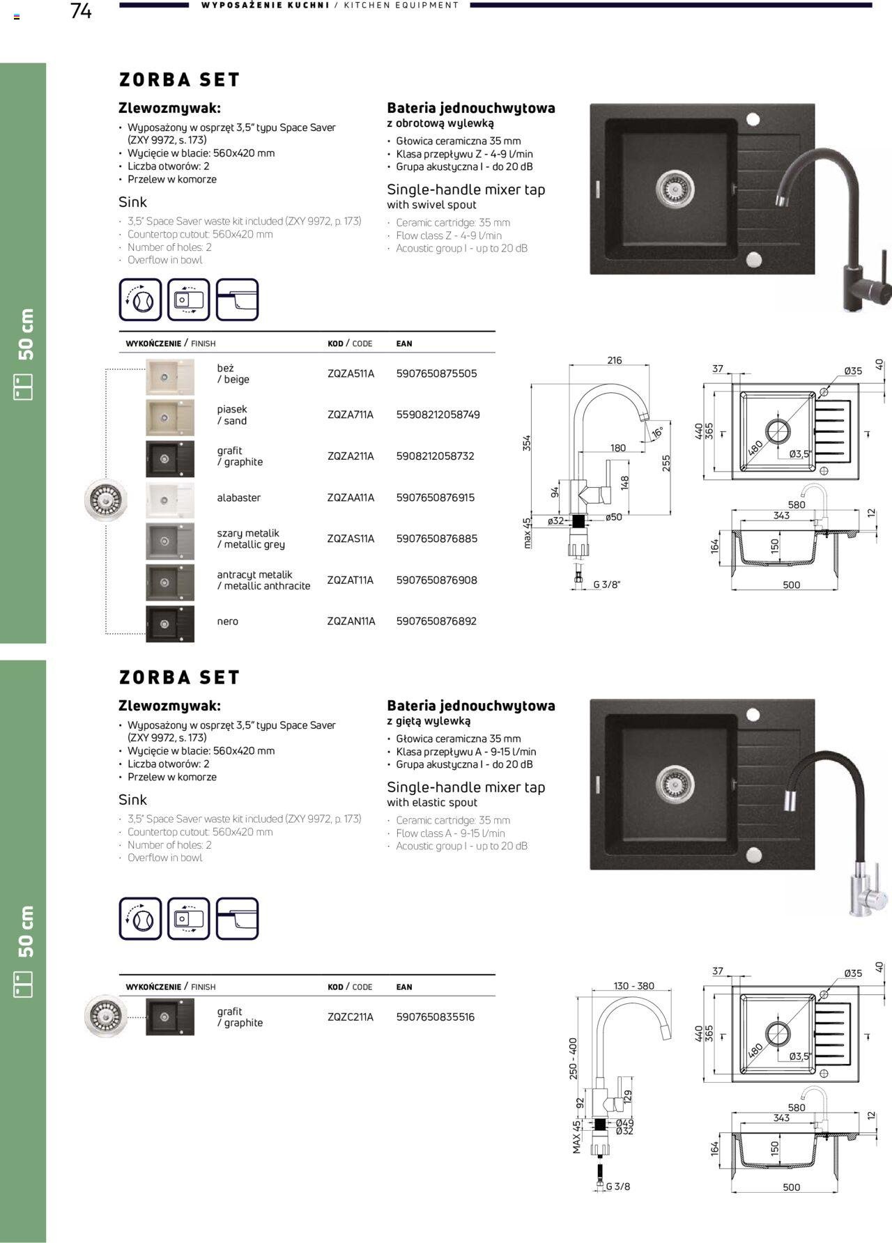 deante - Deante Gazetka - Katalog kuchenny od piątku 01.03.2024 - page: 74