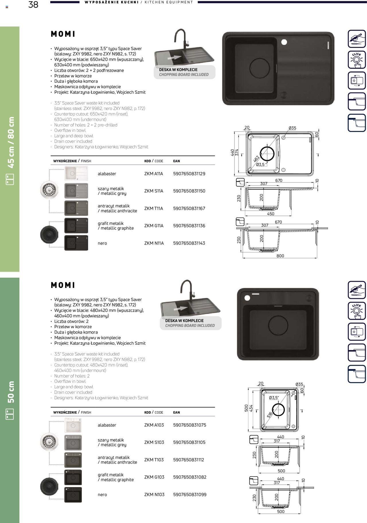 deante - Deante Gazetka - Katalog kuchenny od piątku 01.03.2024 - page: 38