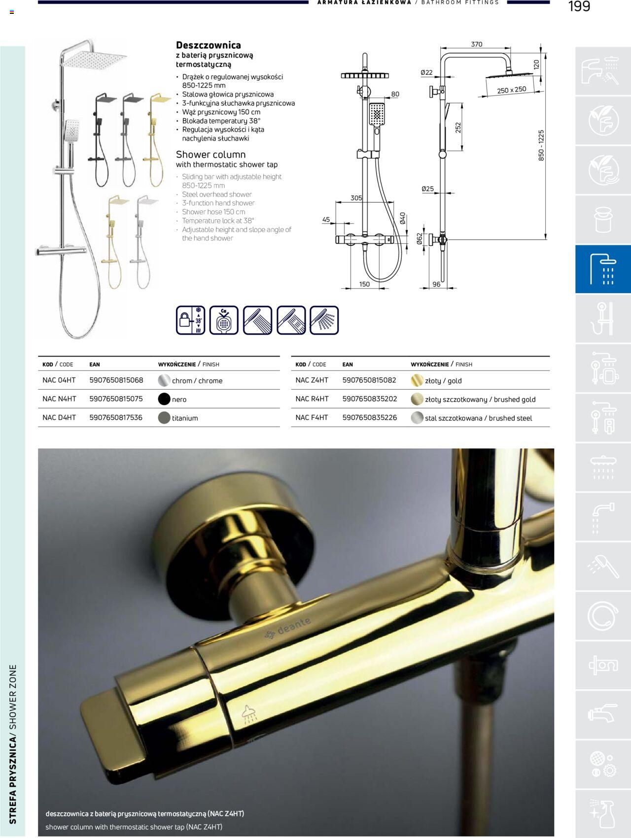 deante - Deante Gazetka - Armatura łazienkowa 01.01.2024 - 31.12.2024 - page: 199
