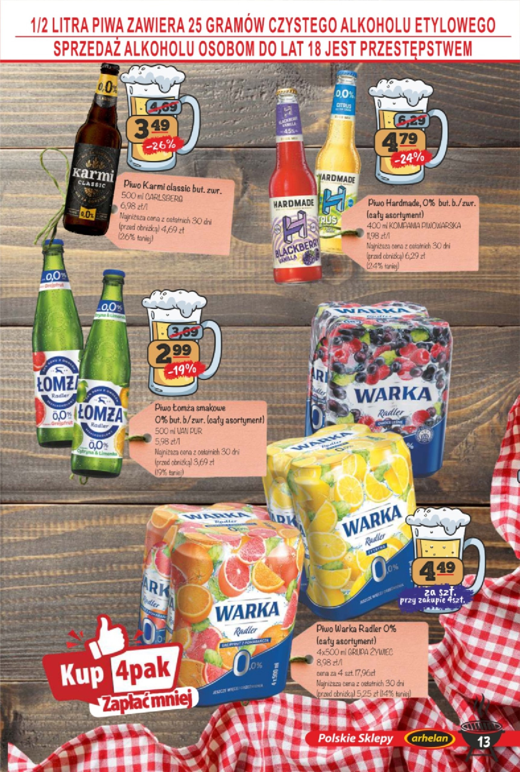 arhelan - Arhelan - Grillowanie gazetka ważna od 25.04. - 11.05. - page: 13