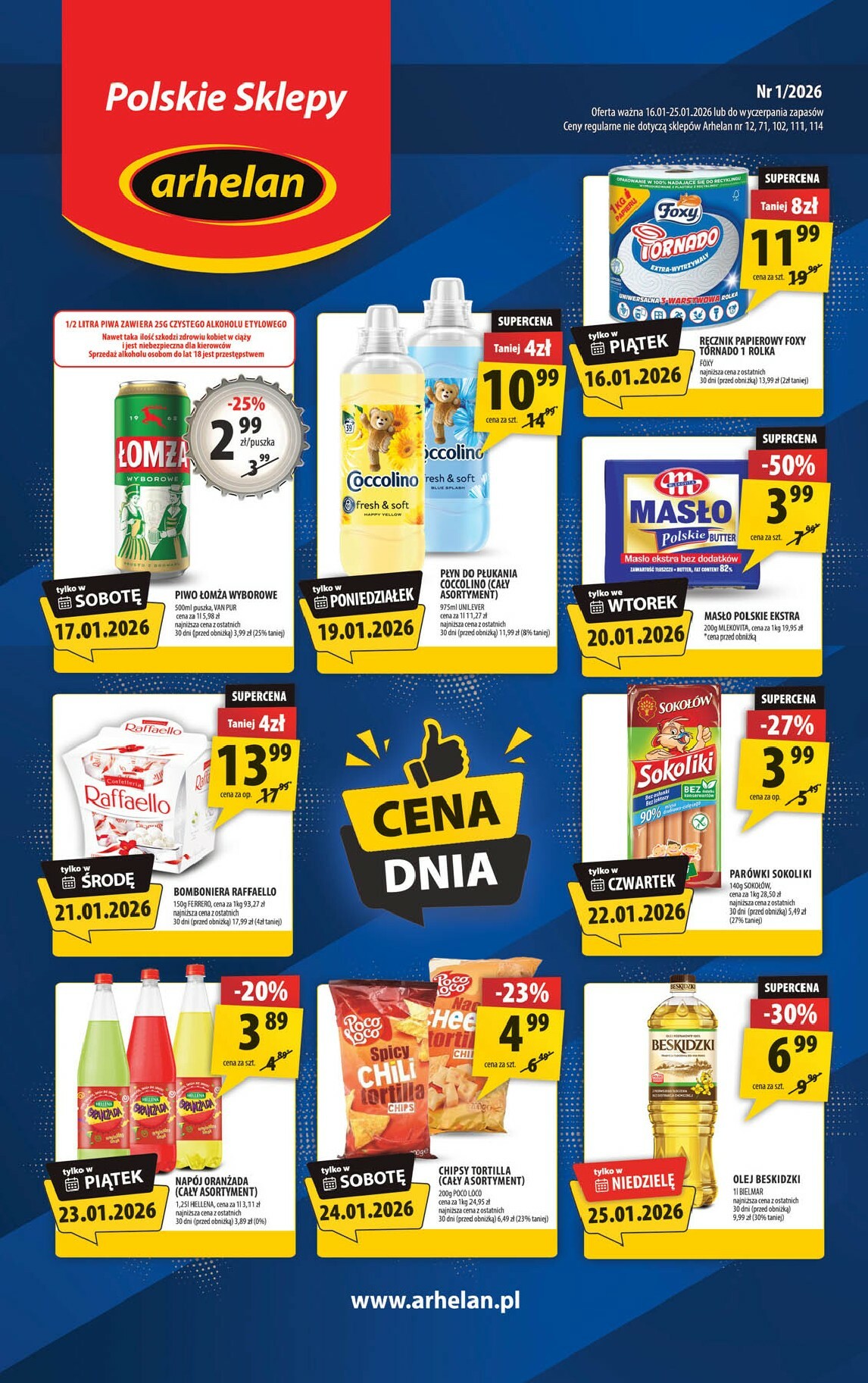 arhelan - Gazetka Arhelan - ważna od 16.01. do 25.01. - page: 1