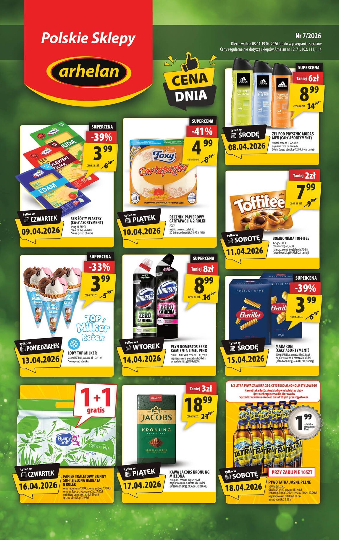 arhelan - Aktualna gazetka Arhelan ważna od 08.04.2026 do 19.04.2026 - page: 1