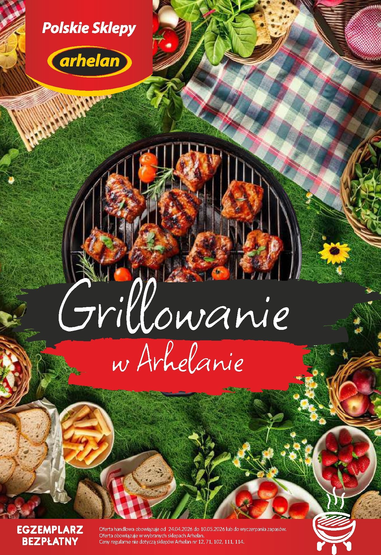 arhelan - Aktualna gazetka Arhelan - Grillowanie ważna od 24.04.2026 do 10.05.2026 - page: 1