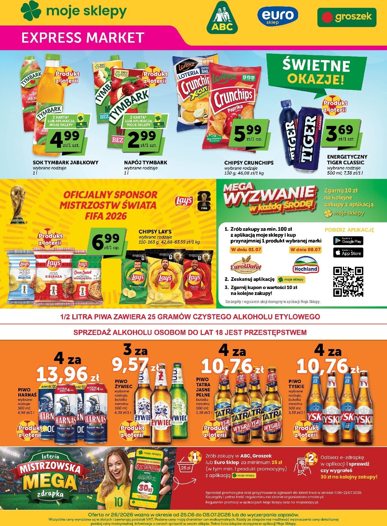 euro-sklep - Aktualna gazetka Euro Sklep - Expressmarket ważna od 25.06.2026 do 08.07.2026