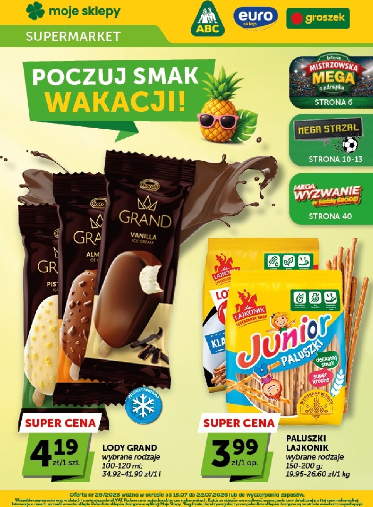 euro-sklep - Nowa gazetka Euro Sklep - Supermarket ważna od 16.07.2026 do 22.07.2026 - page: 1