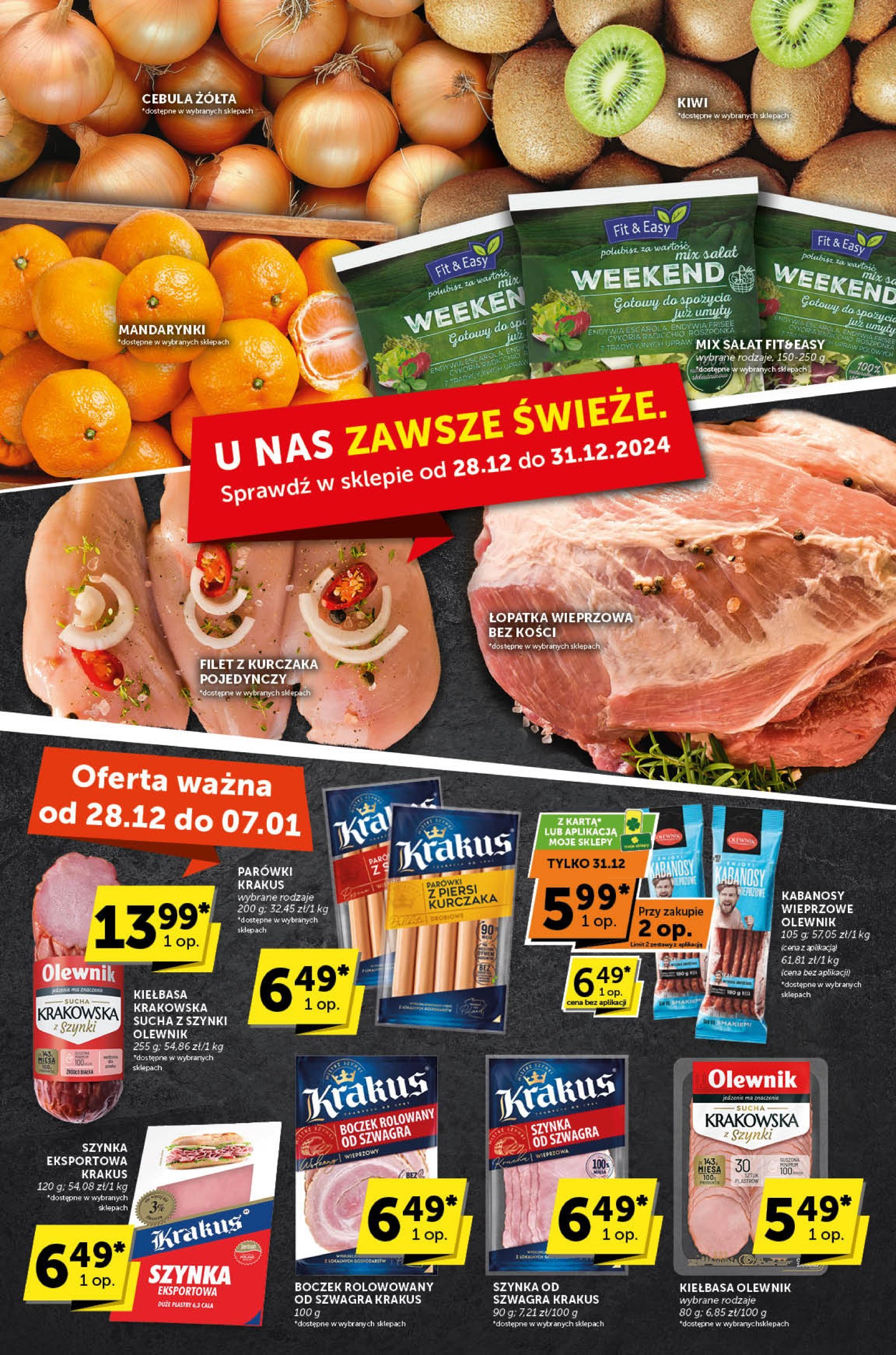 euro-sklep - Euro Sklep Supermarket gazetka ważna od 28.12. - 07.01. - page: 3