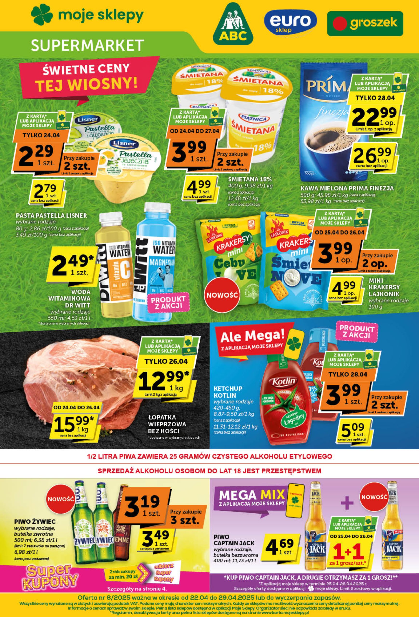 euro-sklep - Euro Sklep Supermarket gazetka ważna od 22.04. - 29.04.