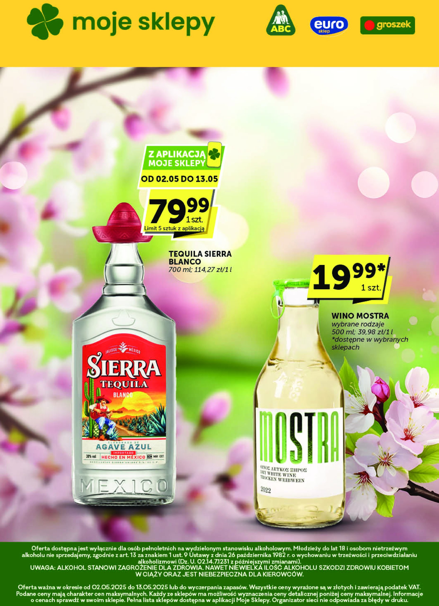 euro-sklep - Euro Sklep - Oferta alkoholowa gazetka ważna od 02.05. - 13.05.