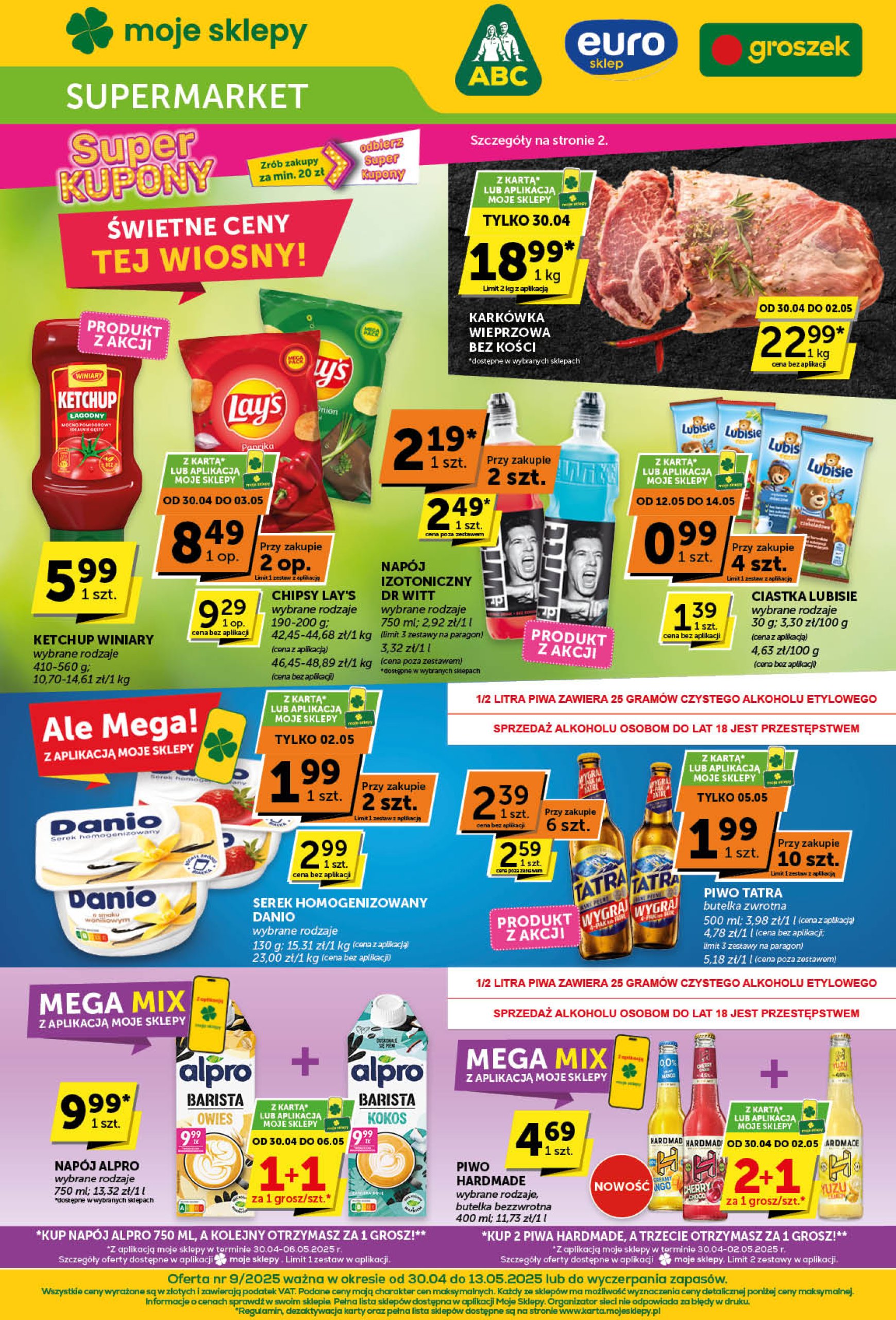euro-sklep - Euro Sklep Supermarket gazetka ważna od 30.04. - 13.05.