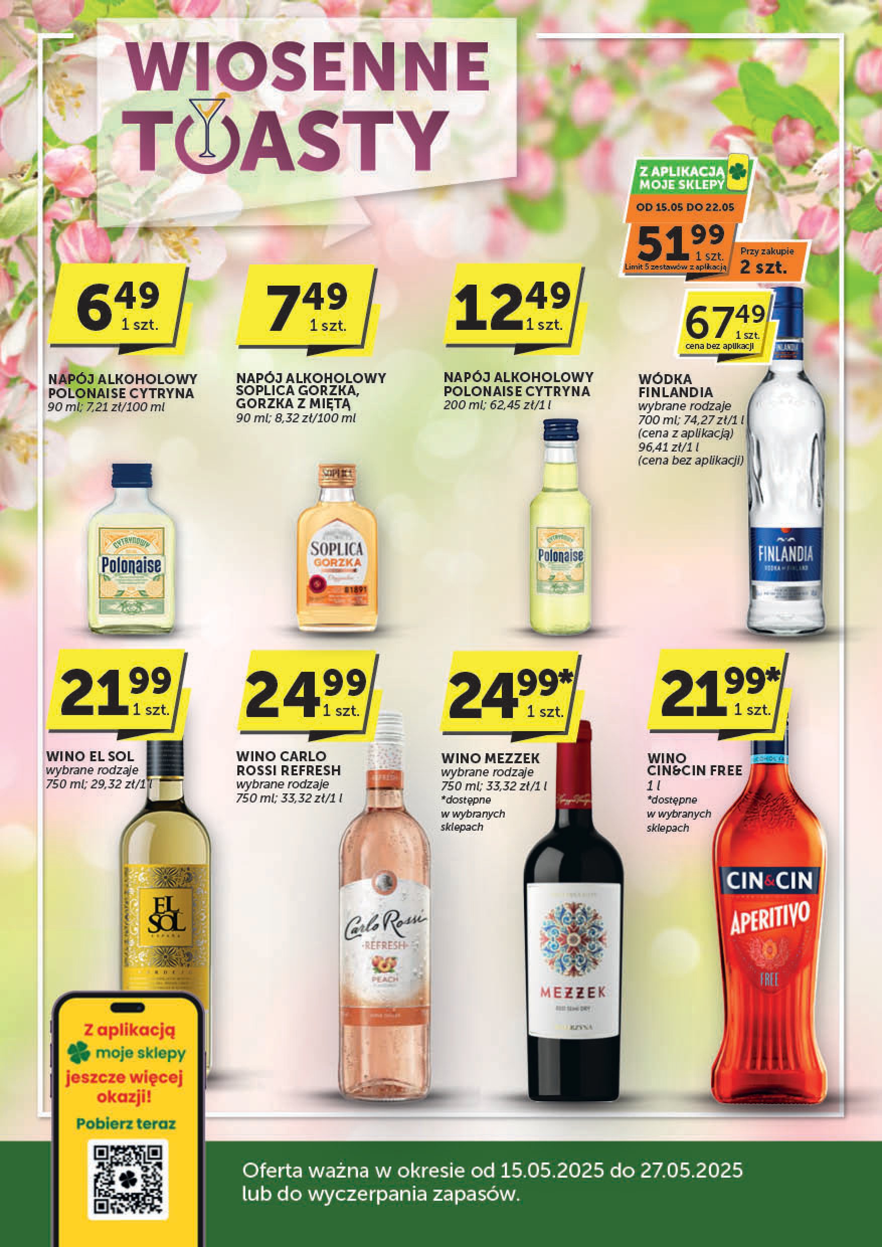 euro-sklep - Euro Sklep - Oferta alkoholowa gazetka ważna od 15.05. - 27.05.