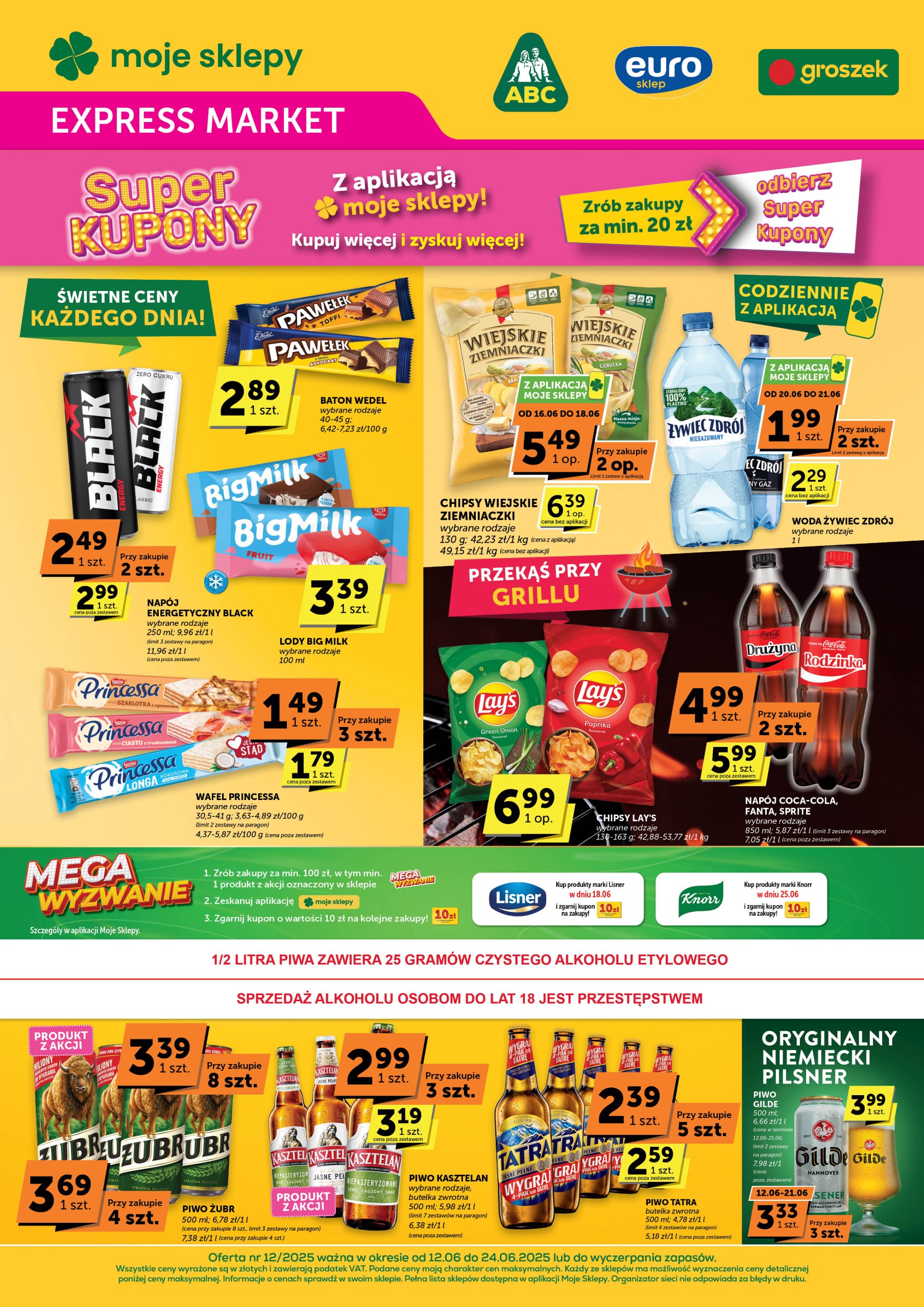 euro-sklep - Gazetka Euro Sklep - Expressmarket ważna od 12.06. - 24.06.