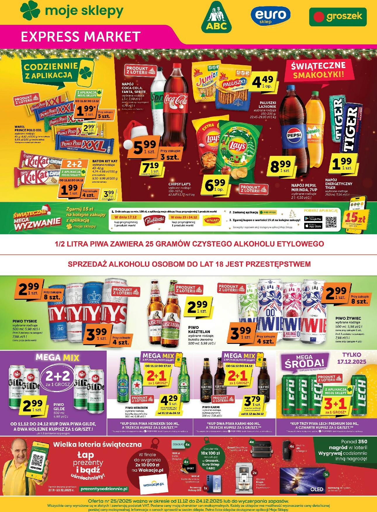 euro-sklep - Gazetka Euro Sklep - Expressmarket - ważna od 11.12. do 24.12.