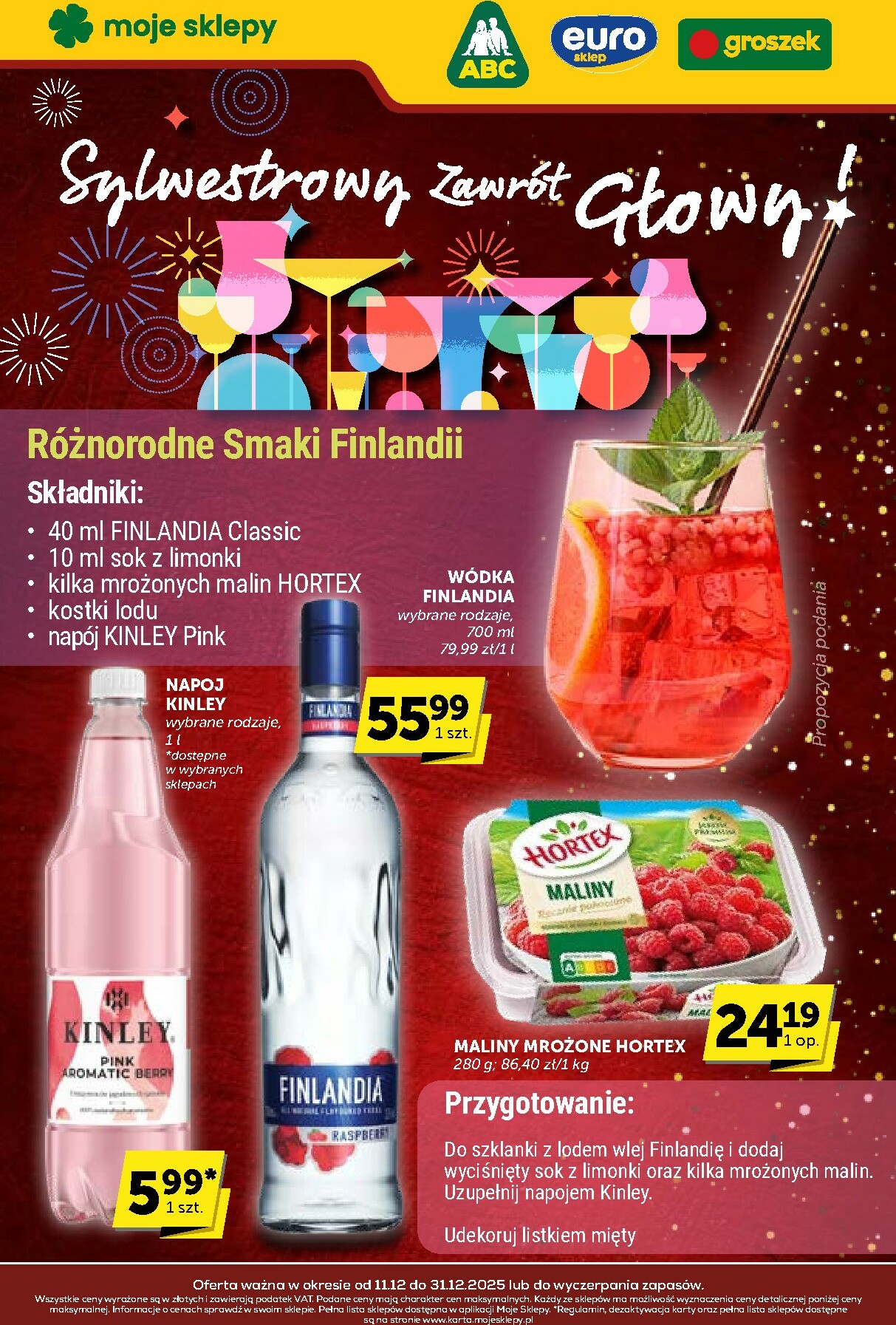 euro-sklep - Gazetka Euro Sklep - Sylwestrowy Zawrót Głowy - ważna od 11.12. do 31.12.