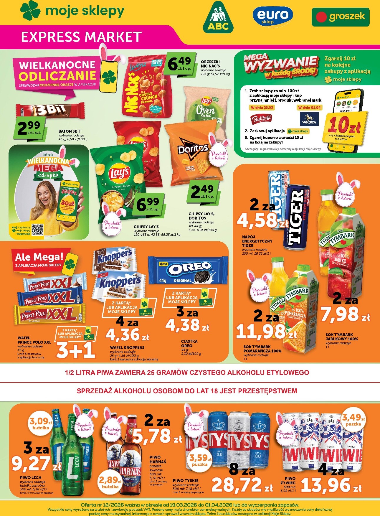 euro-sklep - Gazetka Euro Sklep - Expressmarket - ważna od 19.03.2026 do 01.04.2026