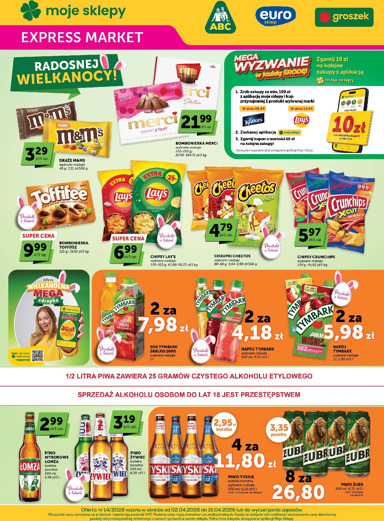 euro-sklep - Gazetka Euro Sklep - Expressmarket - ważna od 02.04.2026 do 15.04.2026