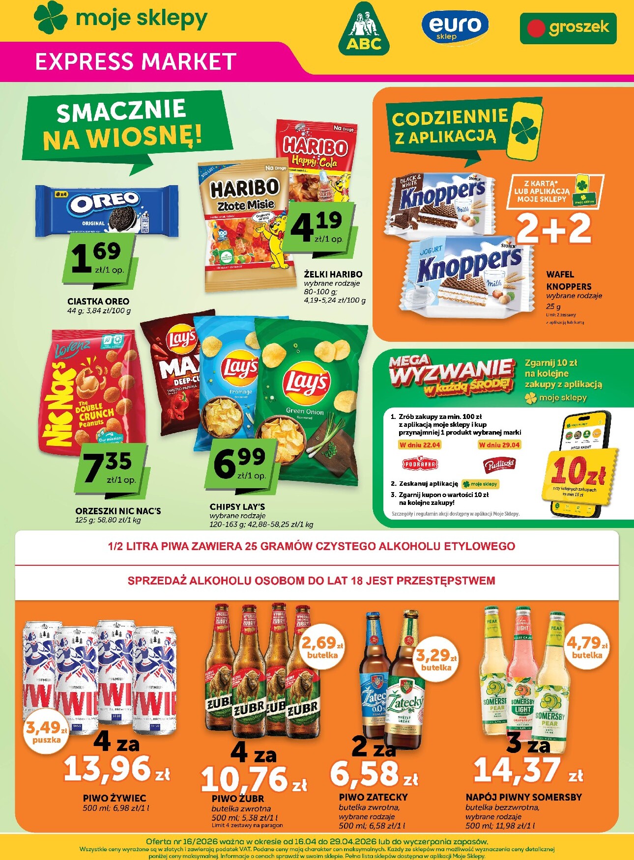 euro-sklep - Nowa gazetka Euro Sklep - Expressmarket ważna od 16.04.2026 do 29.04.2026