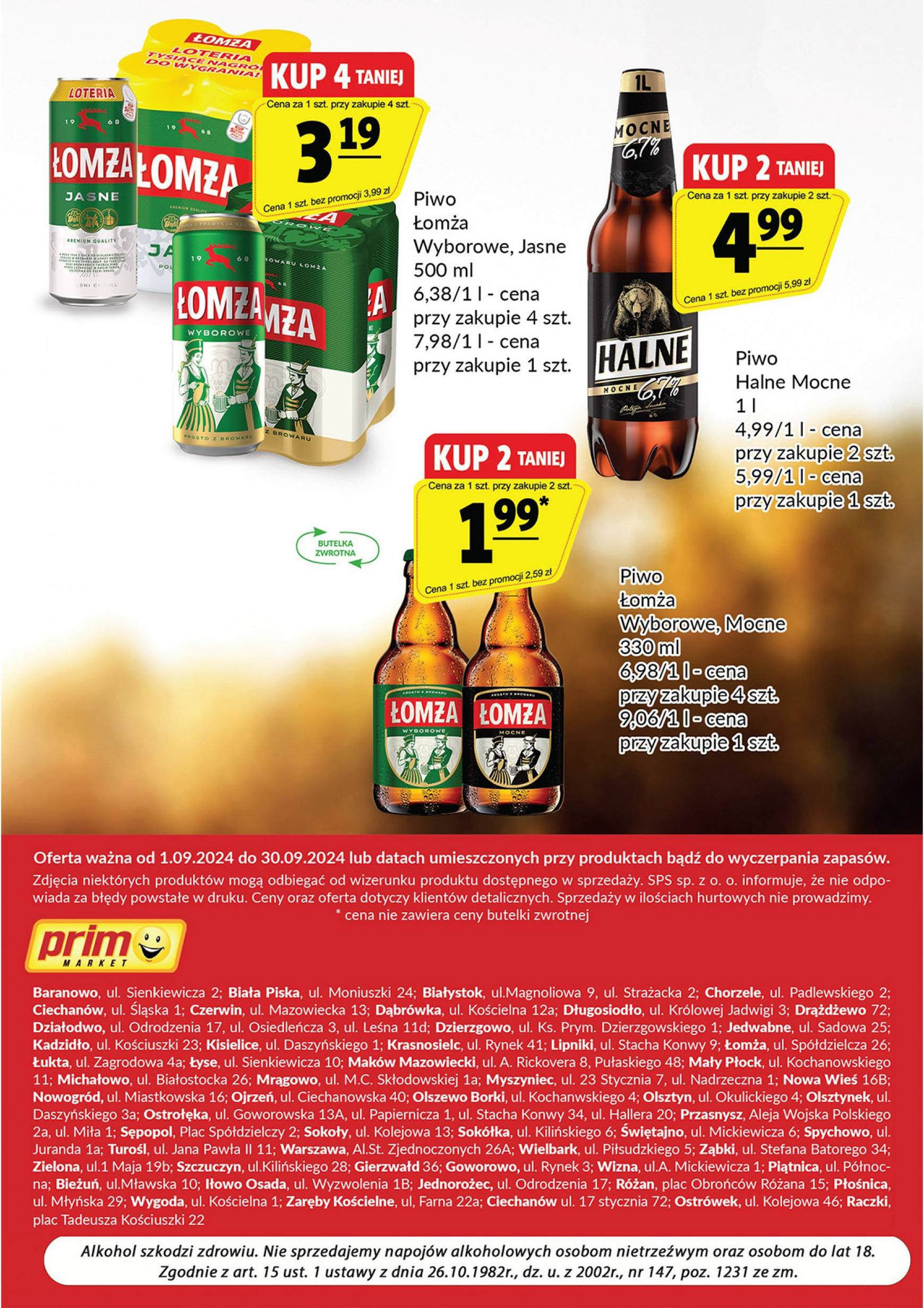 prim-market - Aktualna Prim Market - Oferta alkoholowa gazetka ważna od 01.09. - 30.09. - page: 8