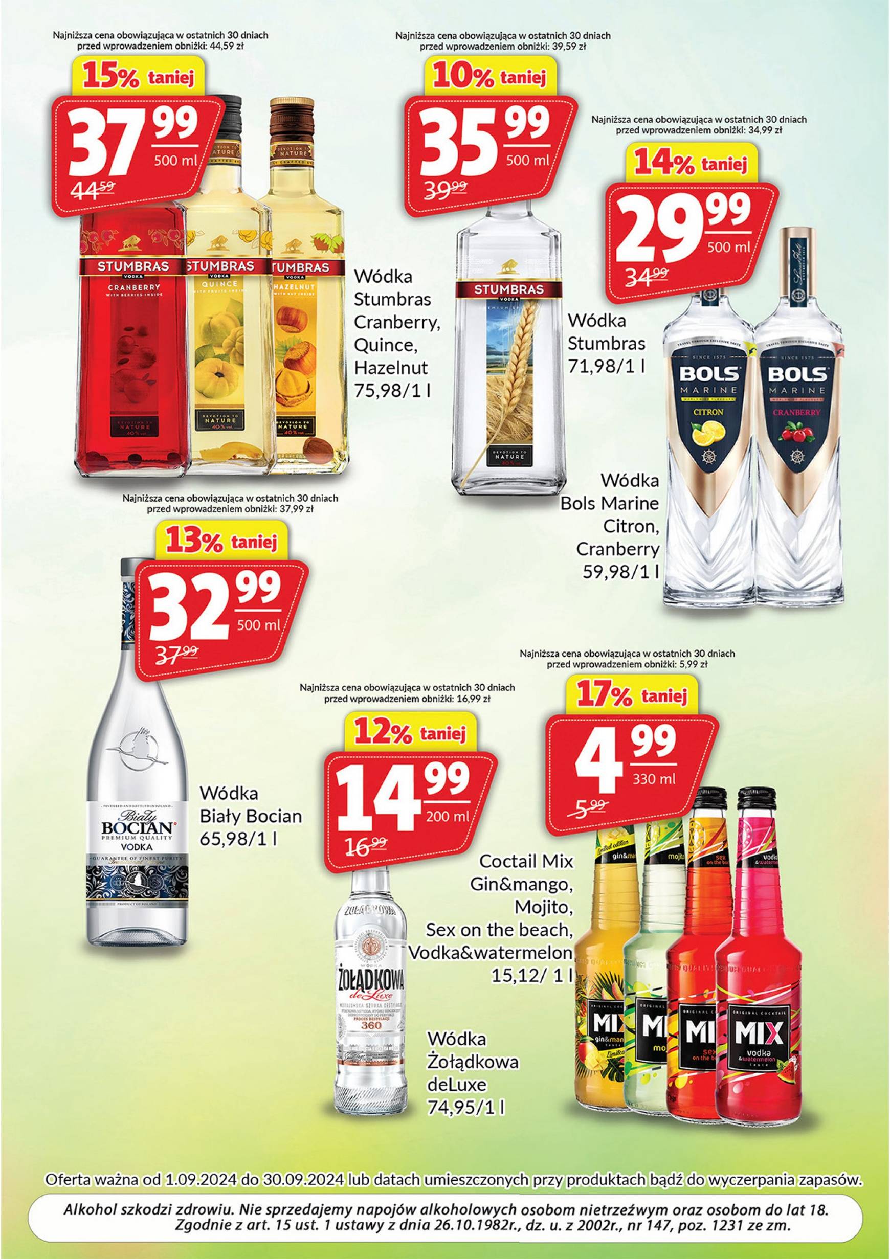 prim-market - Aktualna Prim Market - Oferta alkoholowa gazetka ważna od 01.09. - 30.09. - page: 3