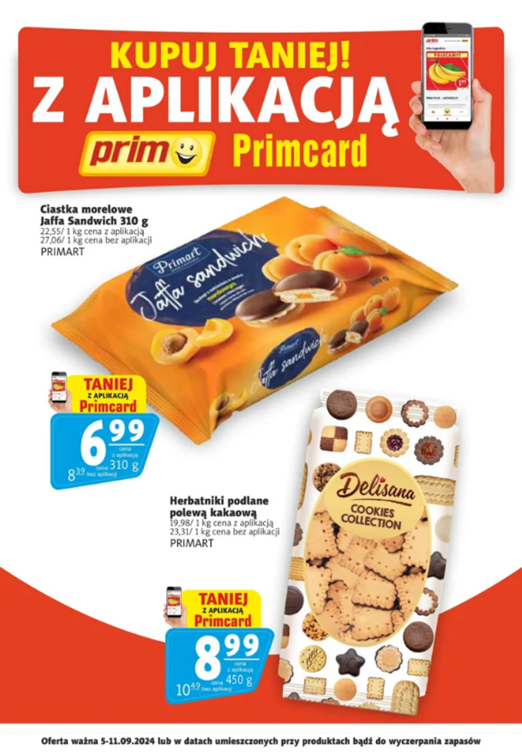 prim-market - Aktualna Prim Market - Oferta Primcard gazetka ważna od 05.09. - 11.09.