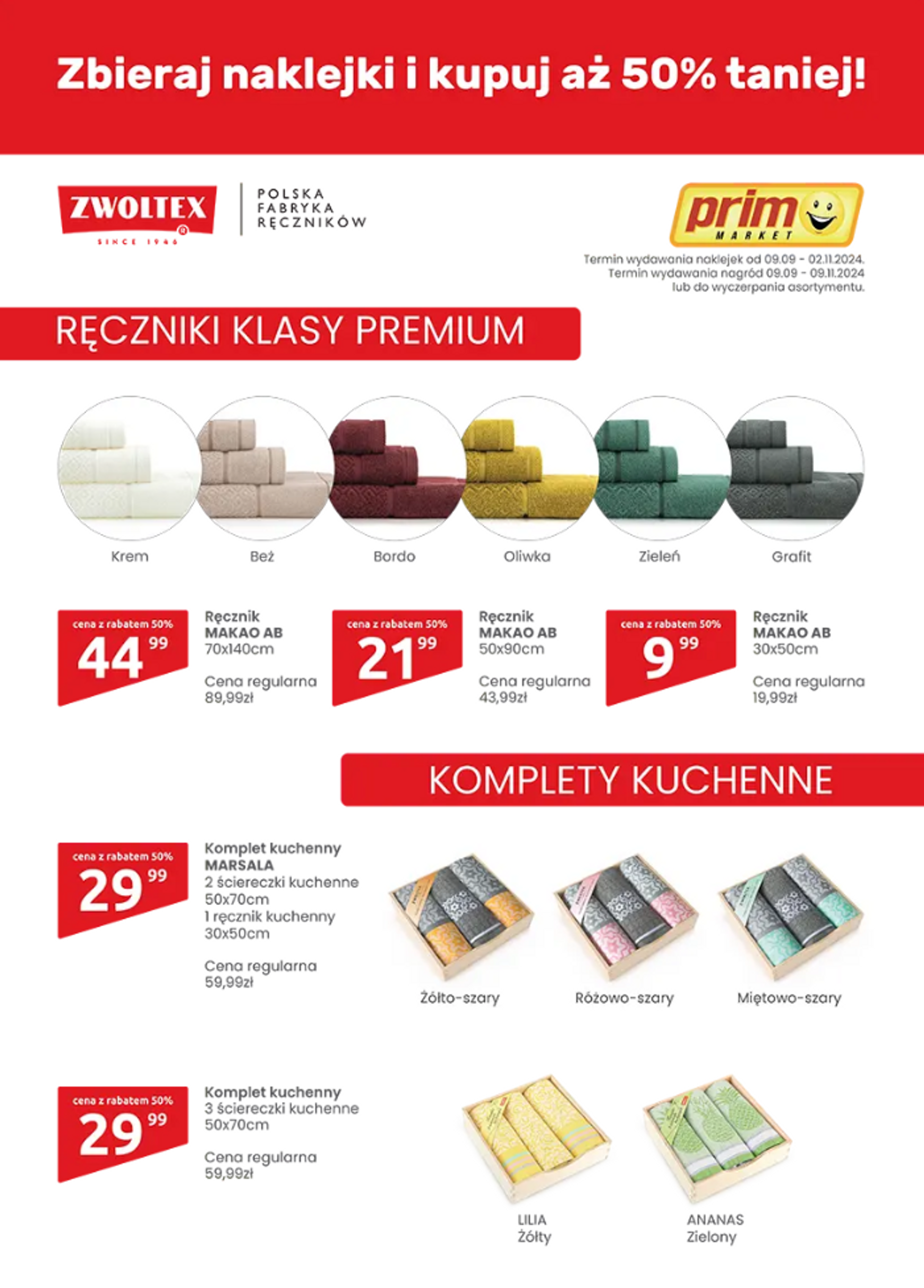 prim-market - Aktualna Prim Market - Premium Zwoltex gazetka ważna od 09.09. - 02.11. - page: 1