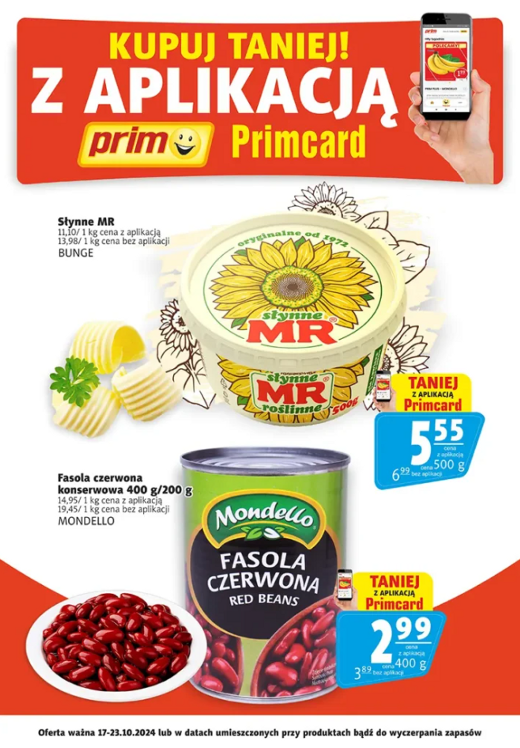 prim-market - Prim Market - Oferta Primcard gazetka ważna od 17.10. - 23.10.