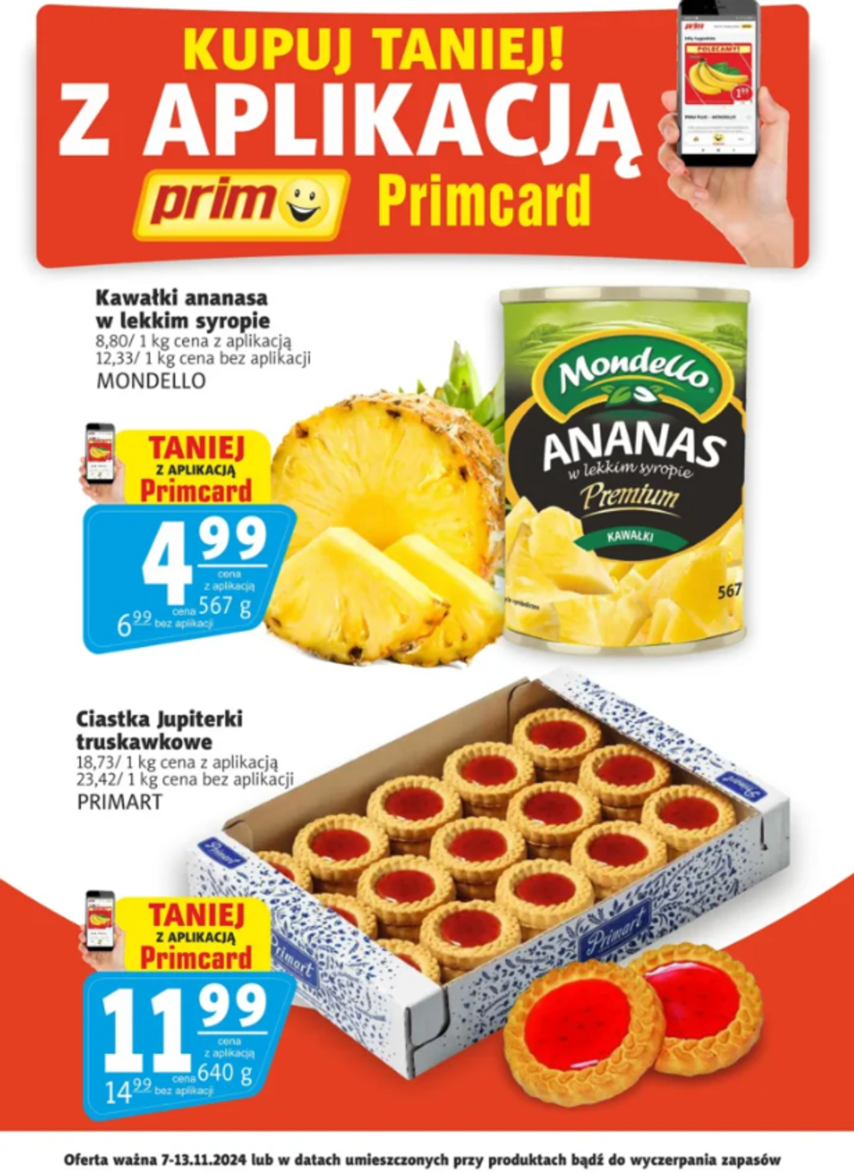 prim-market - Prim Market - Oferta Primcard gazetka ważna od 07.11. - 13.11.