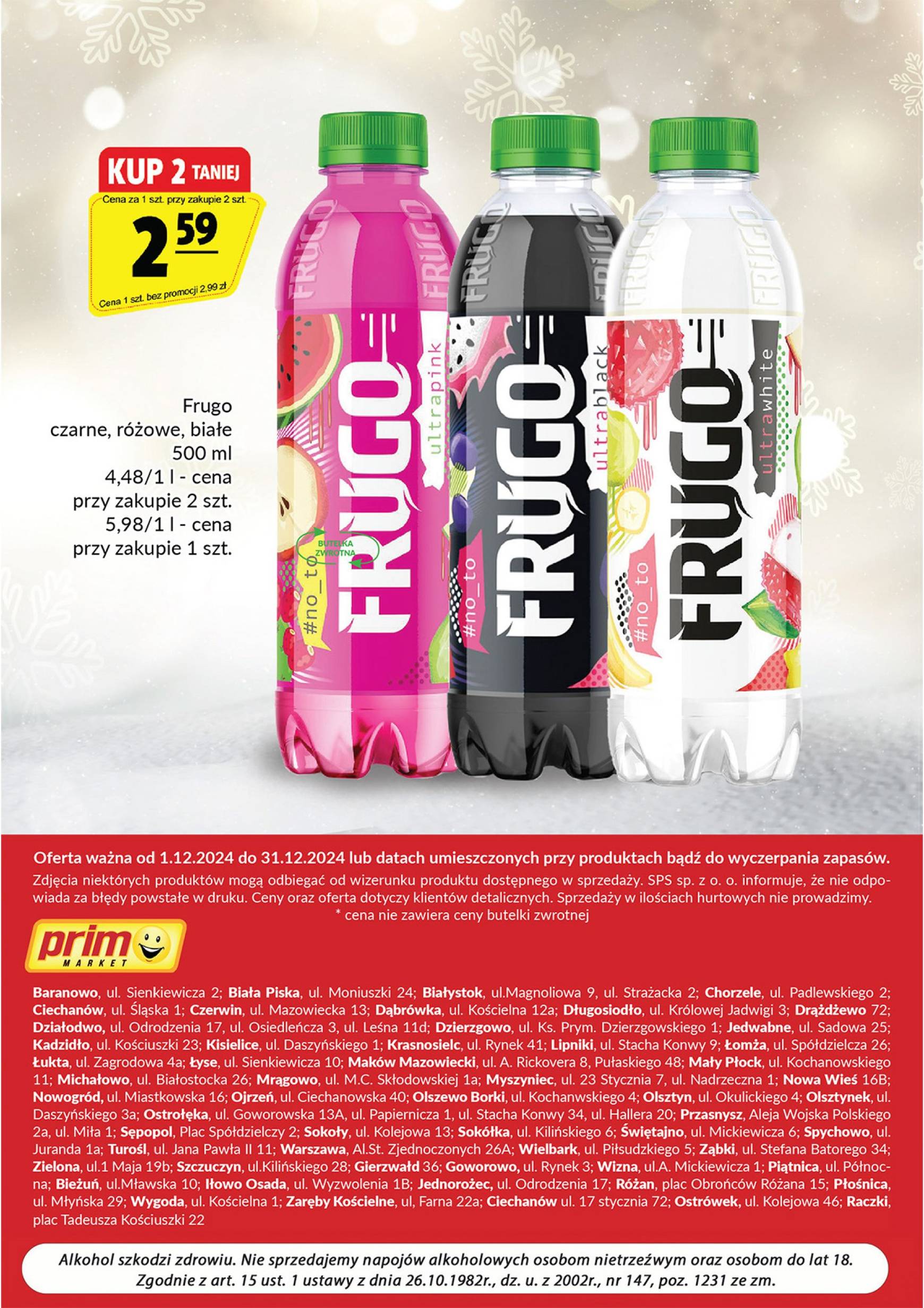 prim-market - Prim Market - Oferta alkoholowa gazetka ważna od 01.12. - 31.12. - page: 16