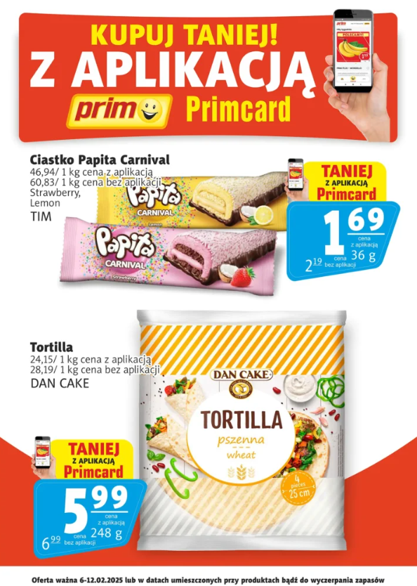 prim-market - Prim Market - Oferta Primcard gazetka ważna od 06.02. - 12.02.