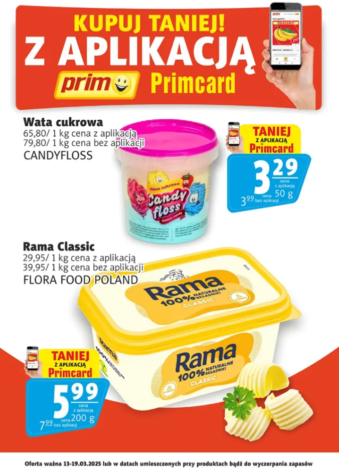 prim-market - Prim Market - Oferta Primcard gazetka ważna od 13.03. - 19.03.