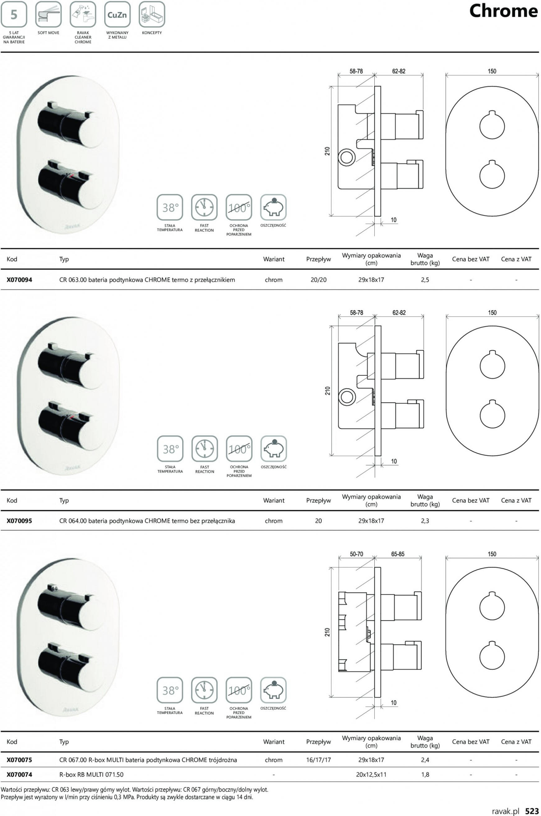 ravak - Ravak Profi - page: 523