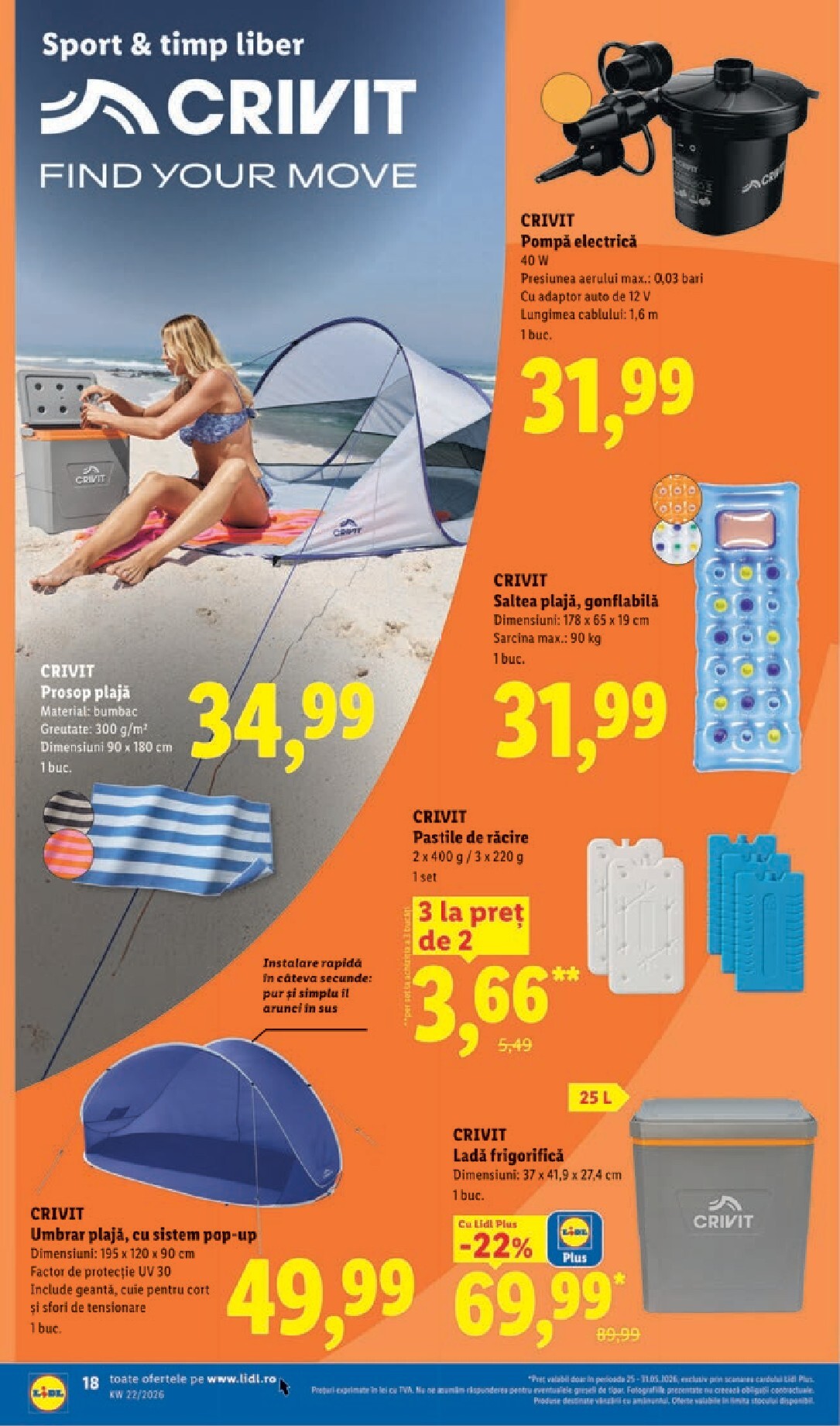 lidl - Lidl pliante pentru săptămâna viitoare de la luni 25.05.2026 până la duminică 31.05.2026 - page: 18
