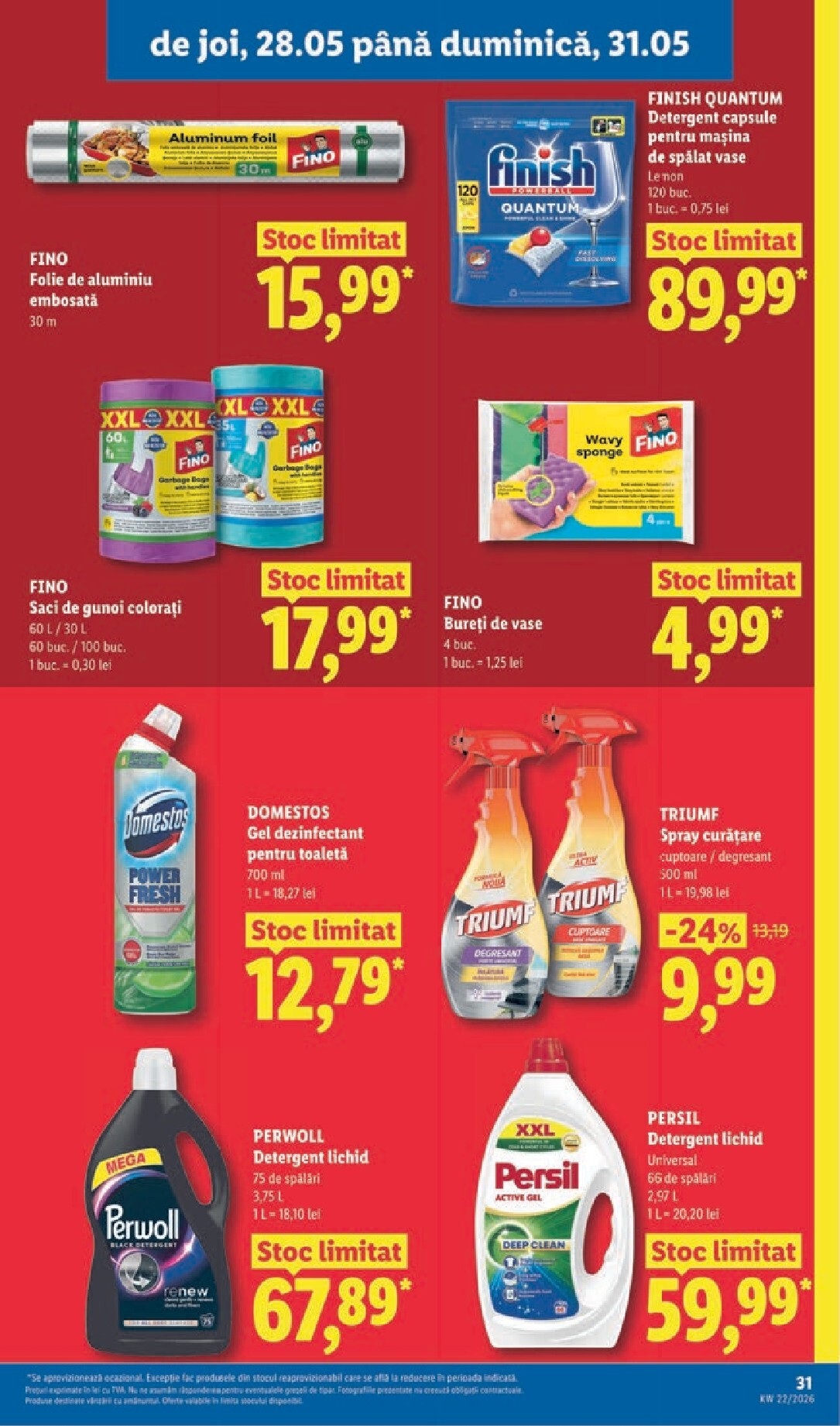 lidl - Lidl pliante pentru săptămâna viitoare de la luni 25.05.2026 până la duminică 31.05.2026 - page: 31