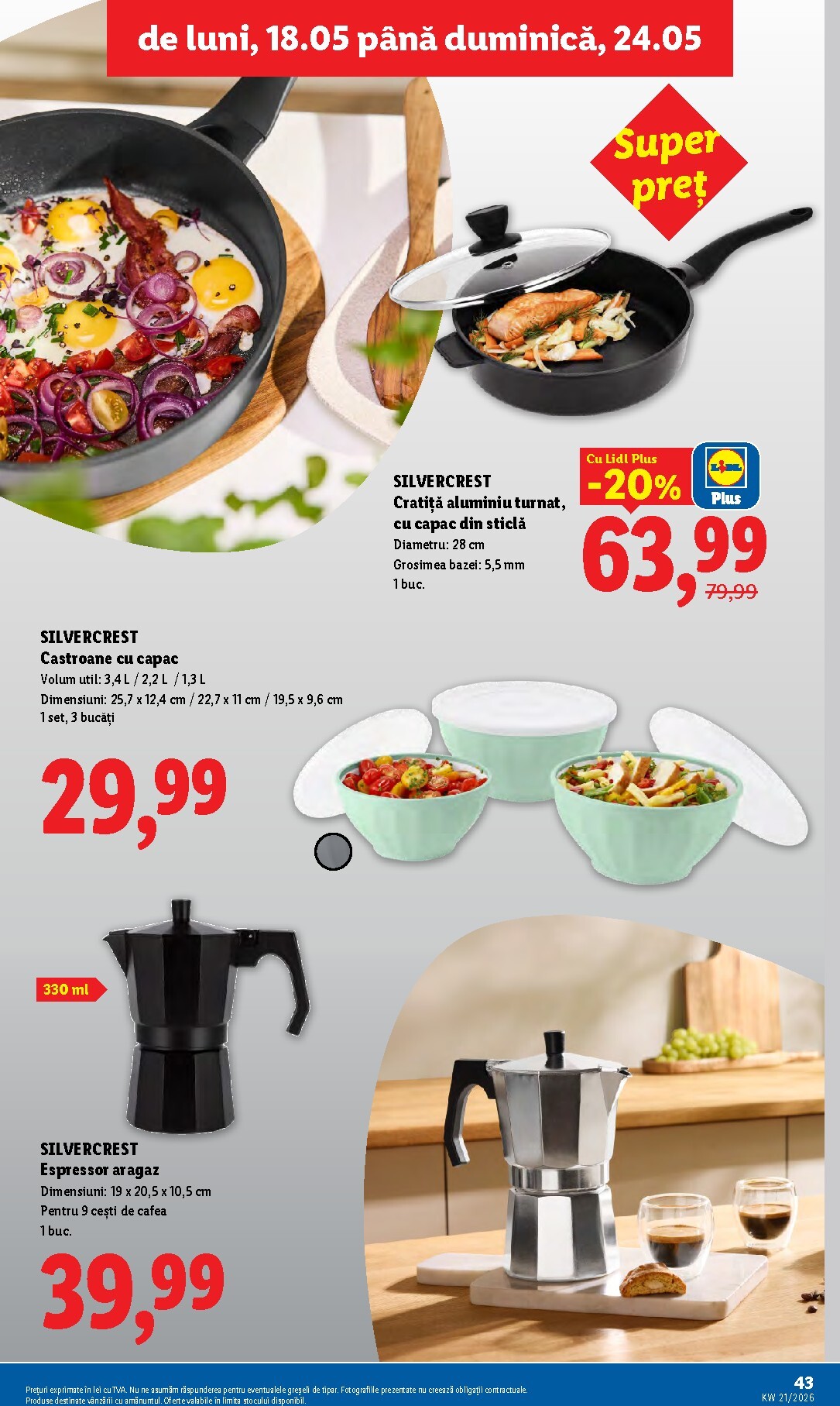 lidl - Brosura Lidl valabilă de la luni 18.05.2026 până la duminică 24.05.2026 - page: 43