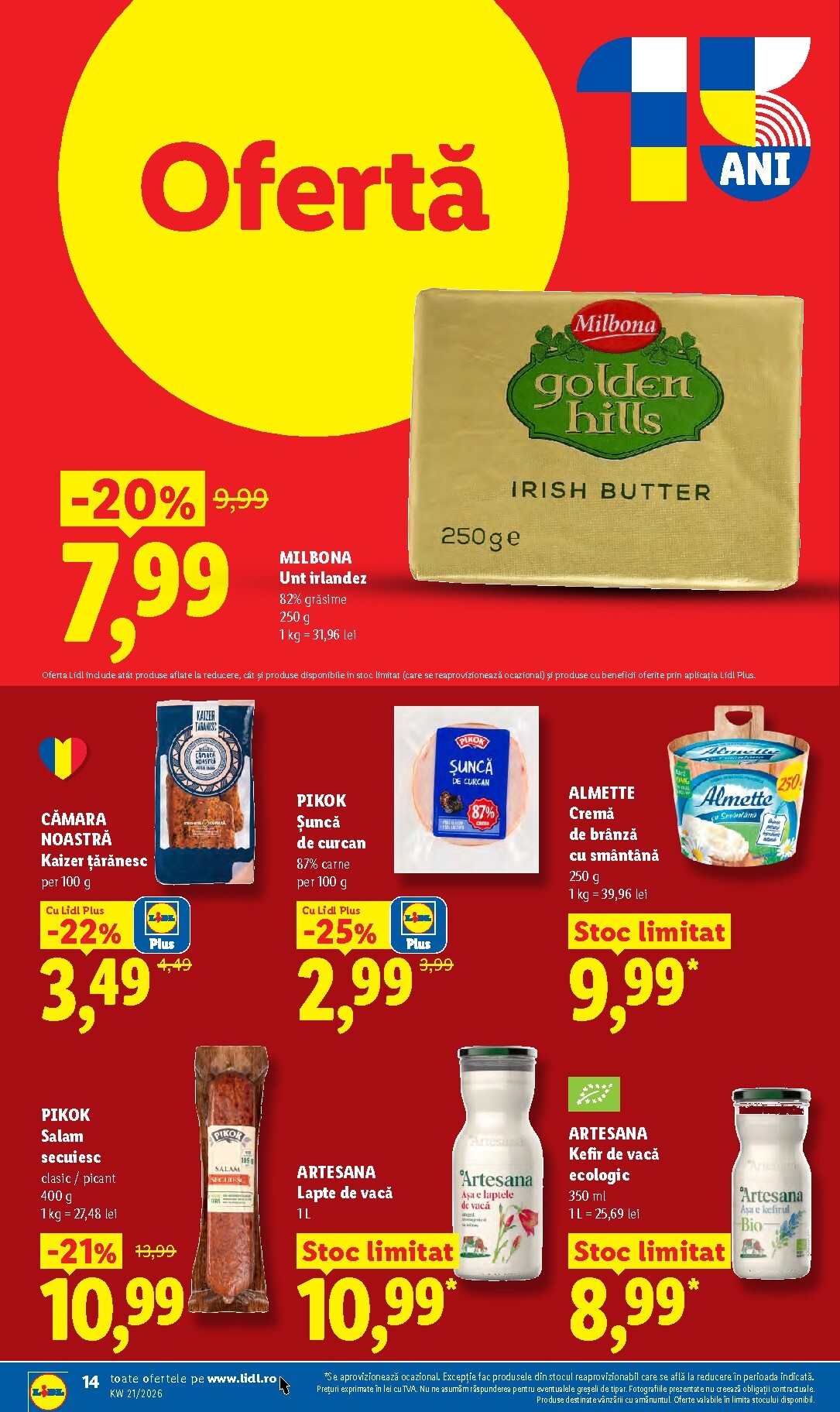 lidl - Brosura Lidl valabilă de la luni 18.05.2026 până la duminică 24.05.2026 - page: 14