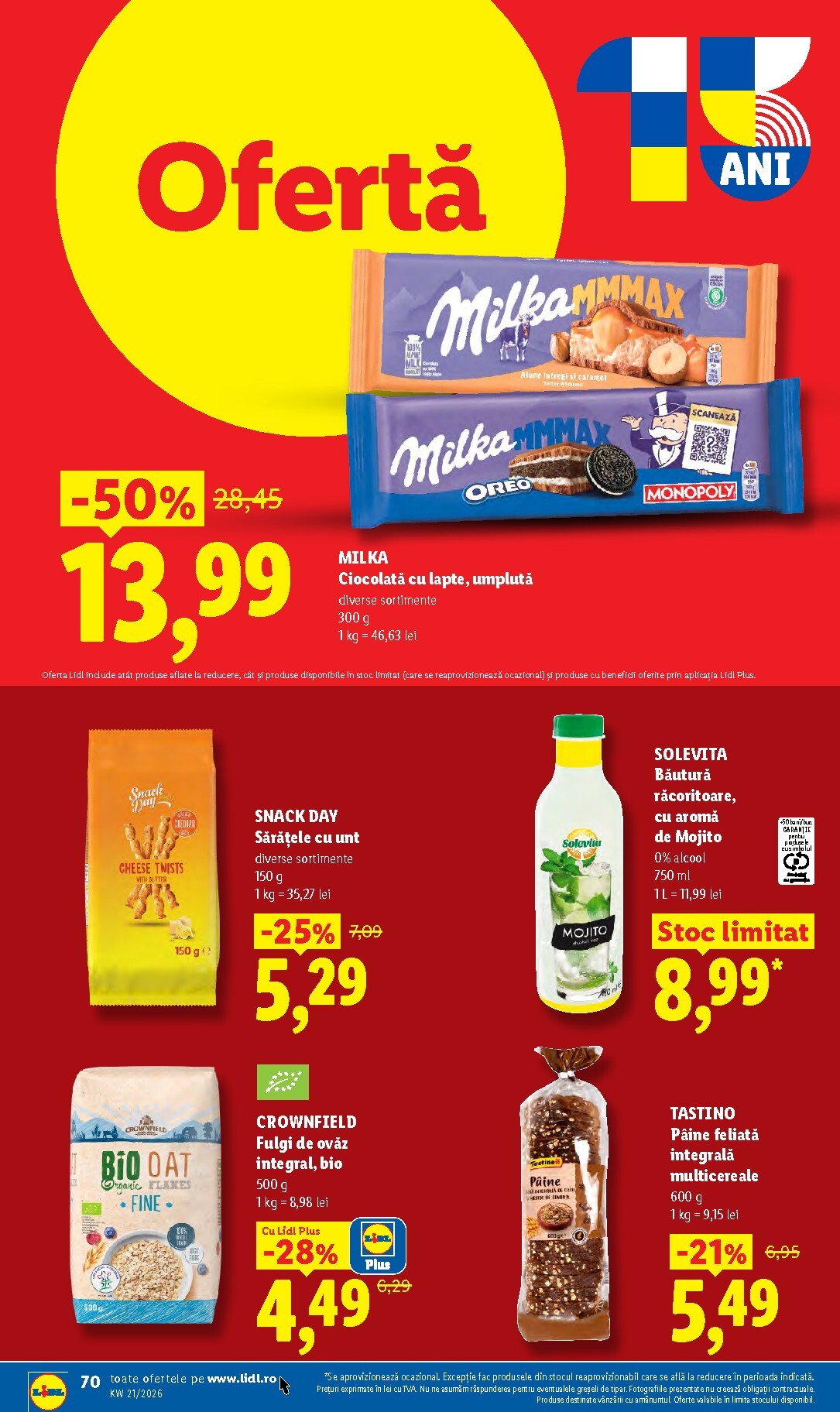 lidl - Brosura Lidl valabilă de la luni 18.05.2026 până la duminică 24.05.2026 - page: 70