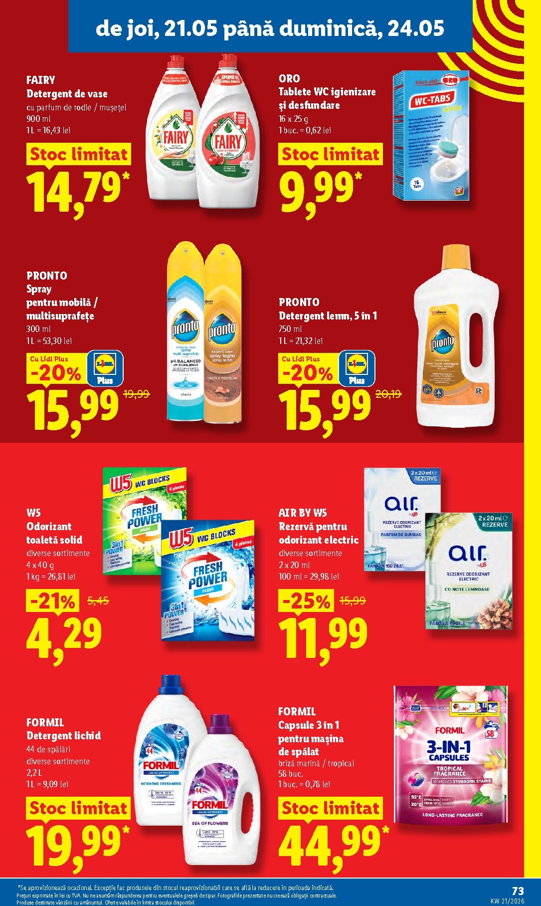 lidl - Brosura Lidl valabilă de la luni 18.05.2026 până la duminică 24.05.2026 - page: 73