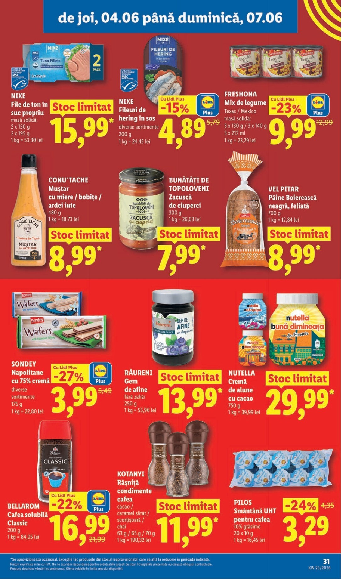 lidl - Lidl - Catalogul săptămânal pliante pentru săptămâna viitoare de la luni 01.06.2026 până la duminică 07.06.2026 - page: 31