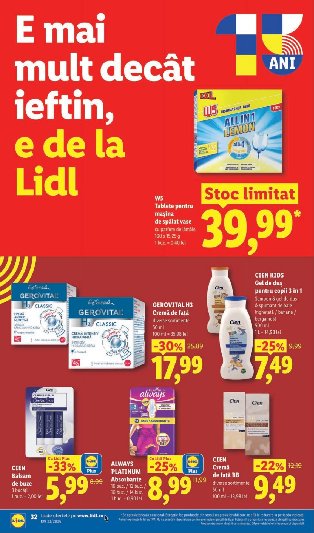 lidl - Lidl - Catalogul săptămânal pliante pentru săptămâna viitoare de la luni 01.06.2026 până la duminică 07.06.2026 - page: 32