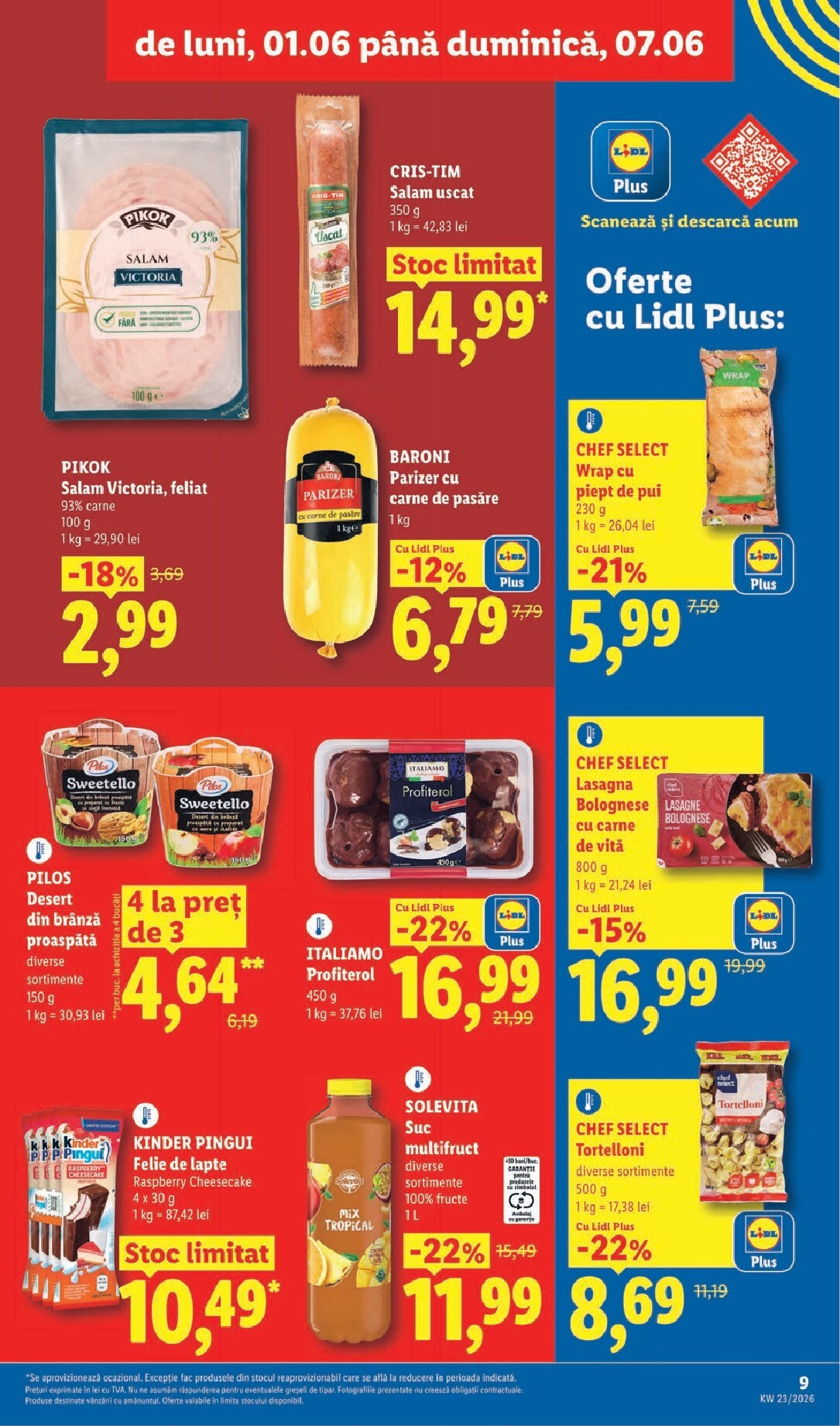 lidl - Lidl - Catalogul săptămânal pliante pentru săptămâna viitoare de la luni 01.06.2026 până la duminică 07.06.2026 - page: 9