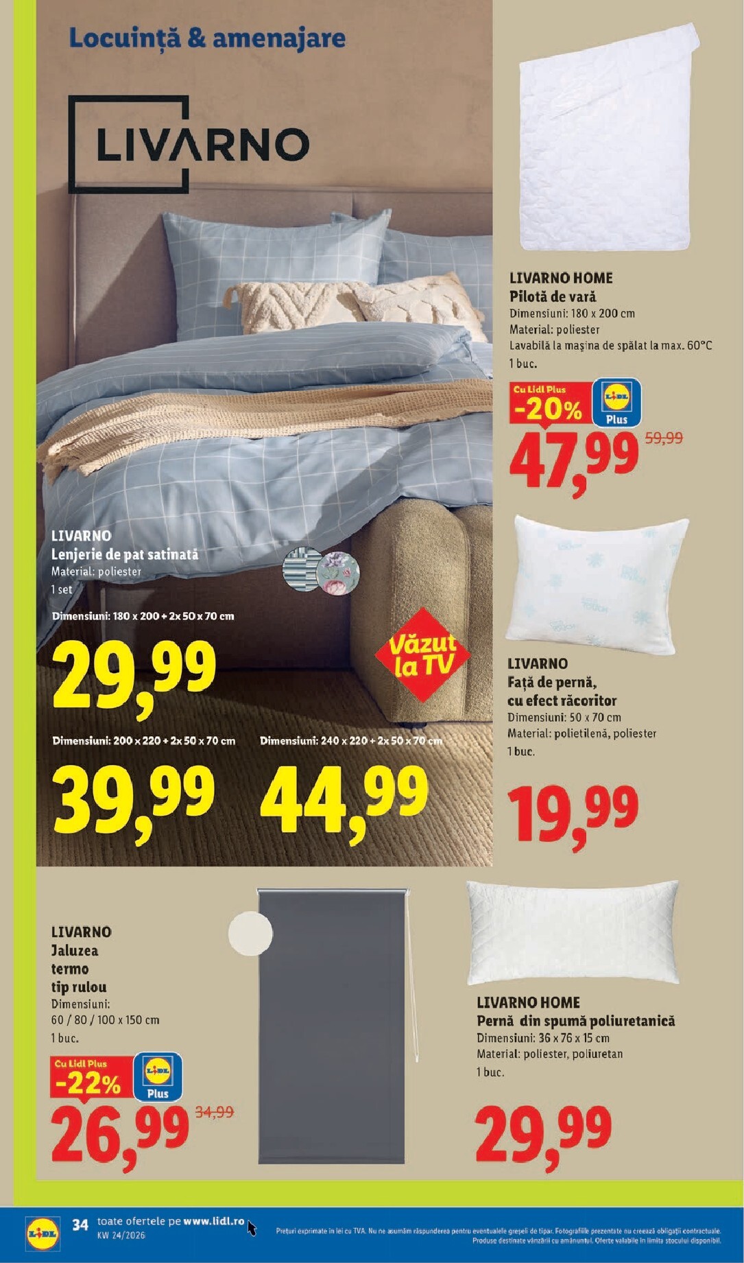 lidl - Lidl pliante pentru săptămâna viitoare de la luni 08.06.2026 până la duminică 14.06.2026 - page: 34