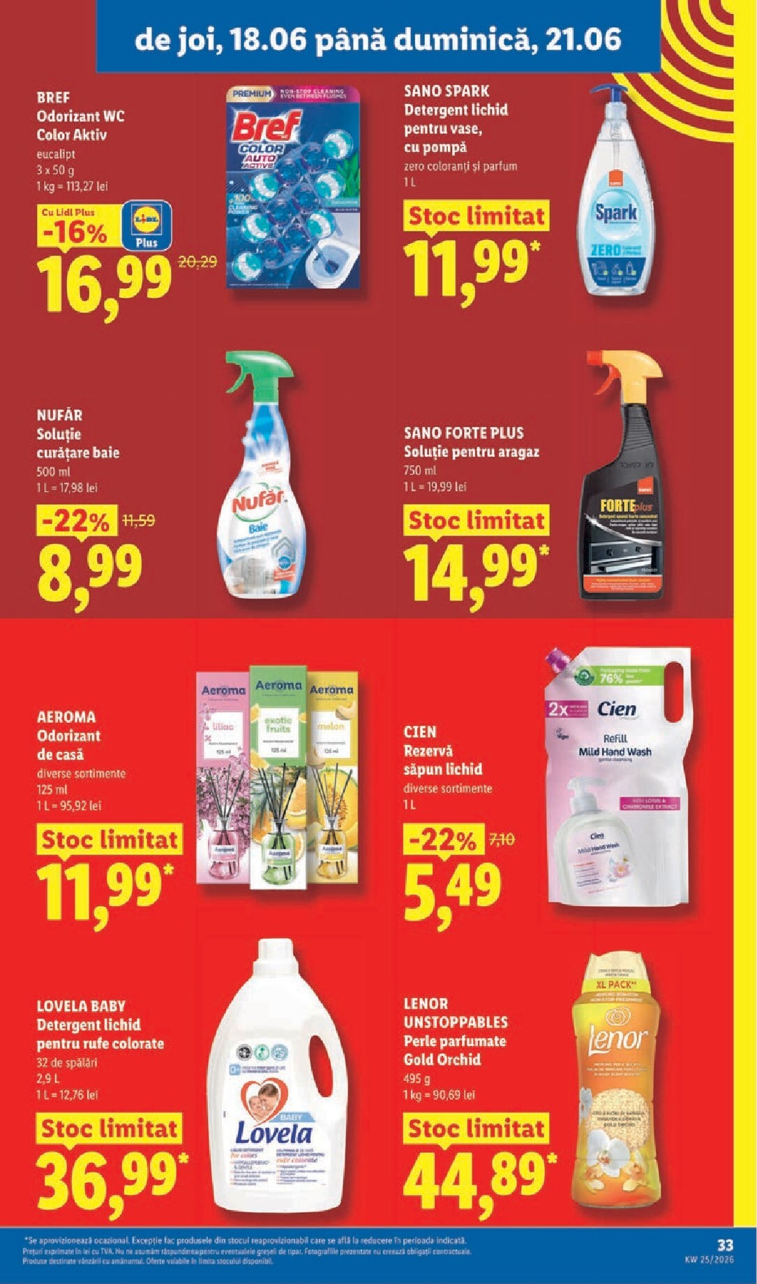 lidl - Lidl pliante pentru săptămâna viitoare de la luni 15.06.2026 până la duminică 21.06.2026 - page: 33