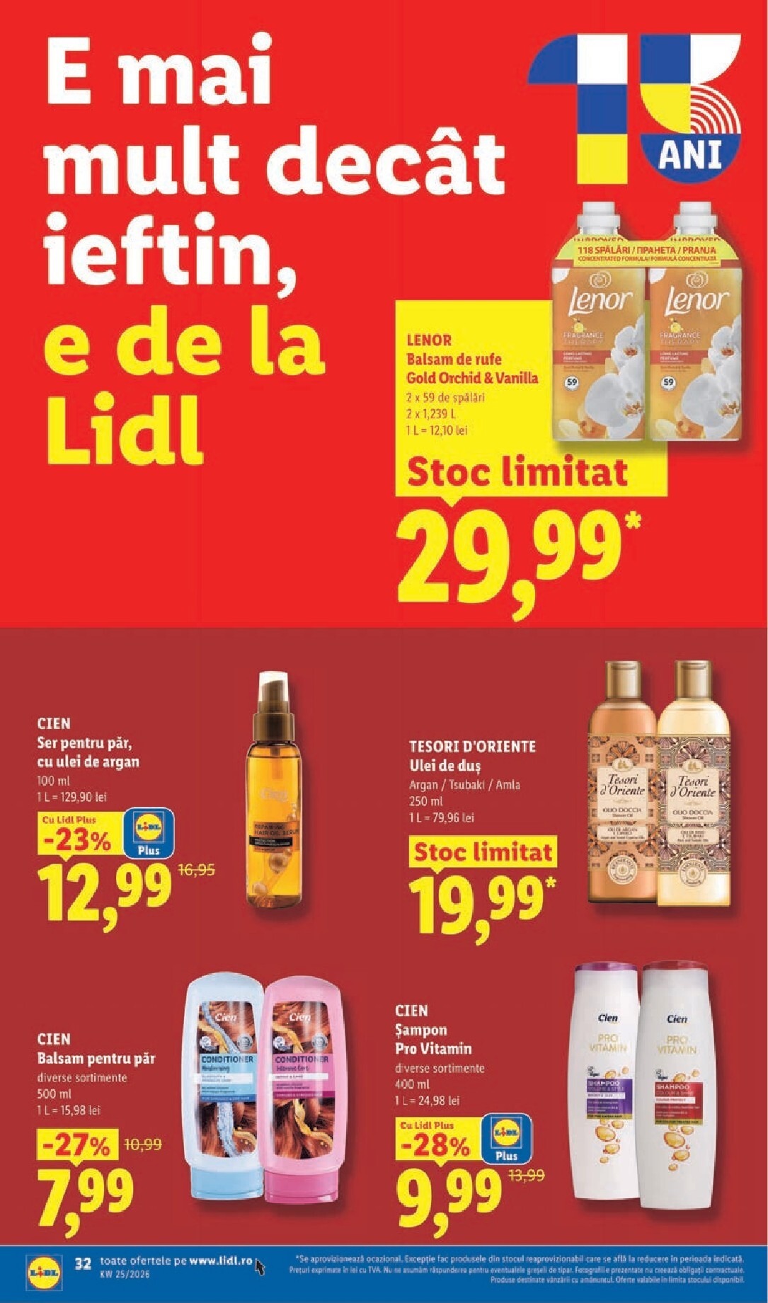 lidl - Lidl pliante pentru săptămâna viitoare de la luni 15.06.2026 până la duminică 21.06.2026 - page: 32